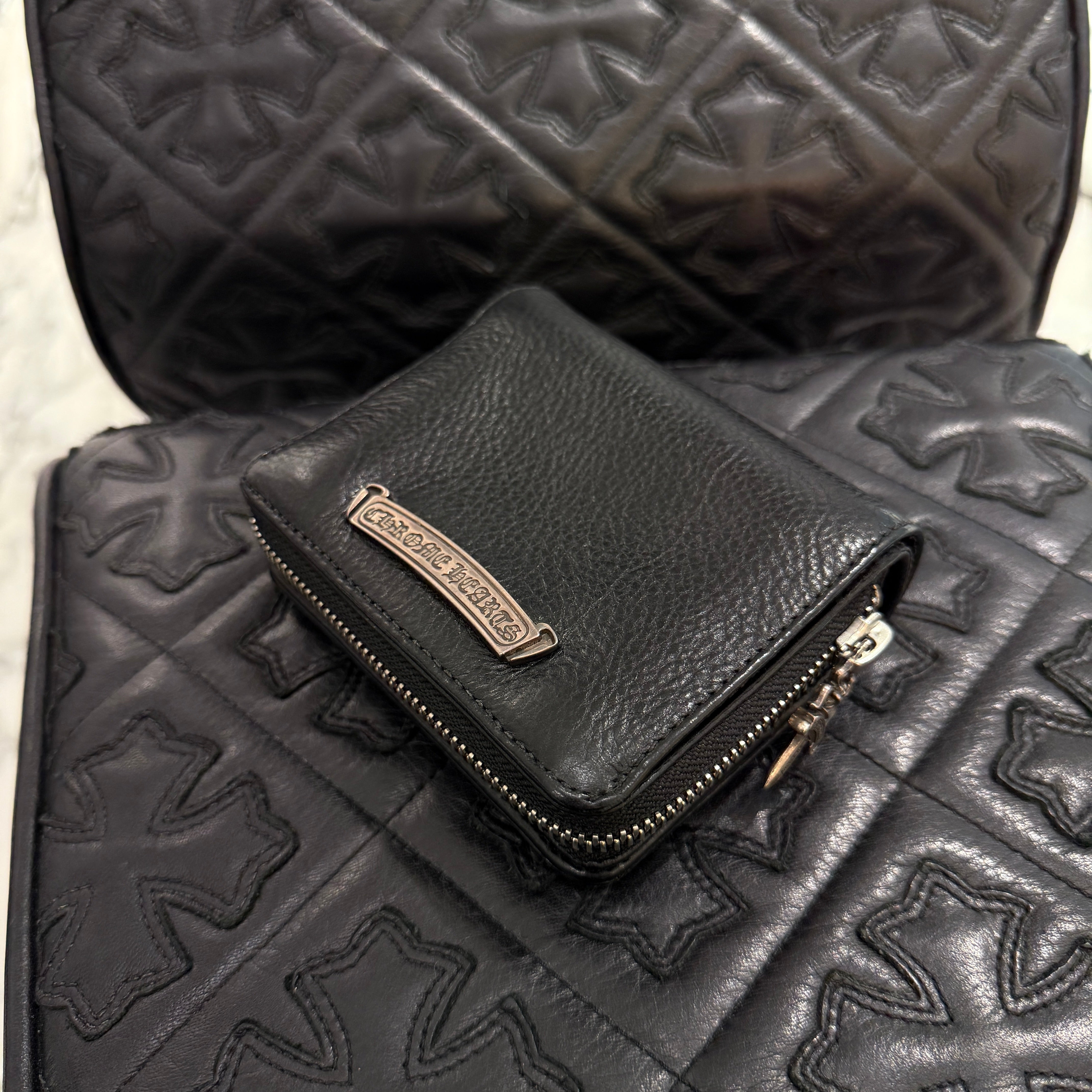CHROME HEARTS Square Zip Bill Wallet クロムハーツ スクエアジップ ビルウォレット
