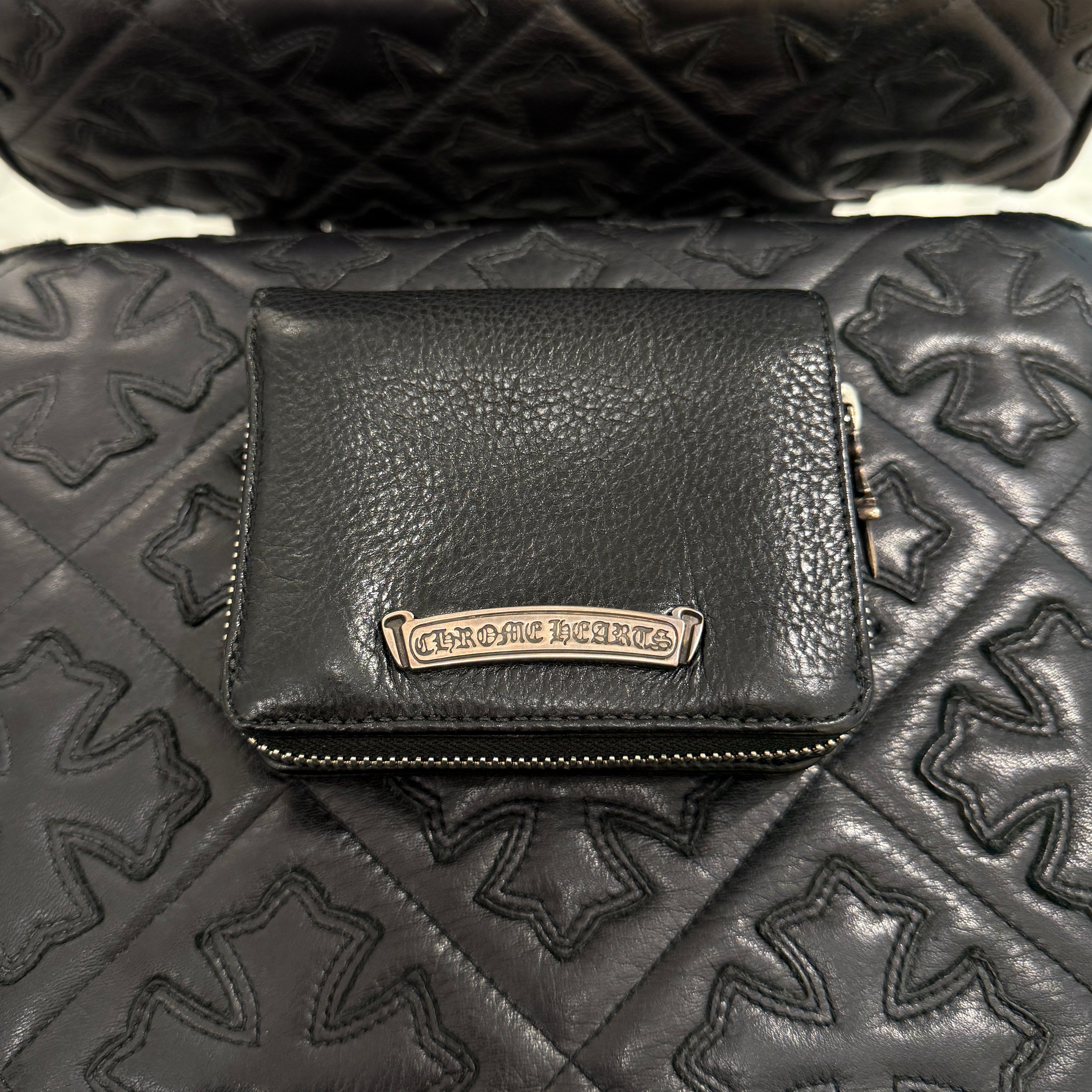 CHROME HEARTS Square Zip Bill Wallet クロムハーツ スクエアジップ ビルウォレット