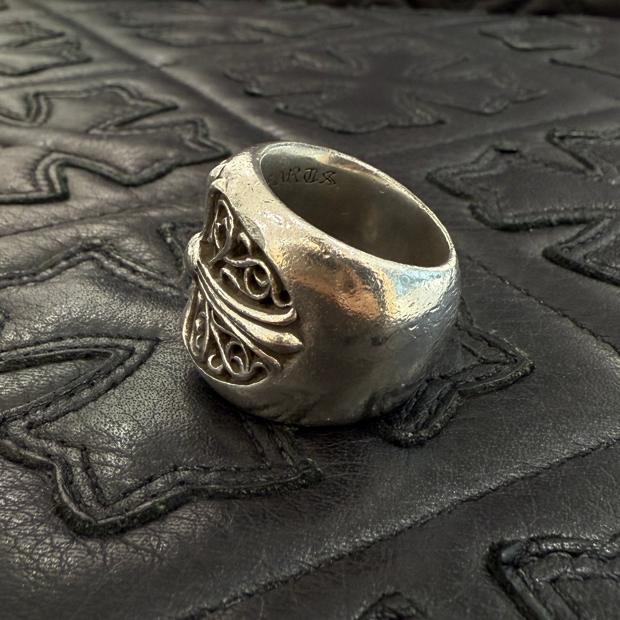 CHROME HEARTS Classic Oval Cross Ring Size 22.5号 クロムハーツ