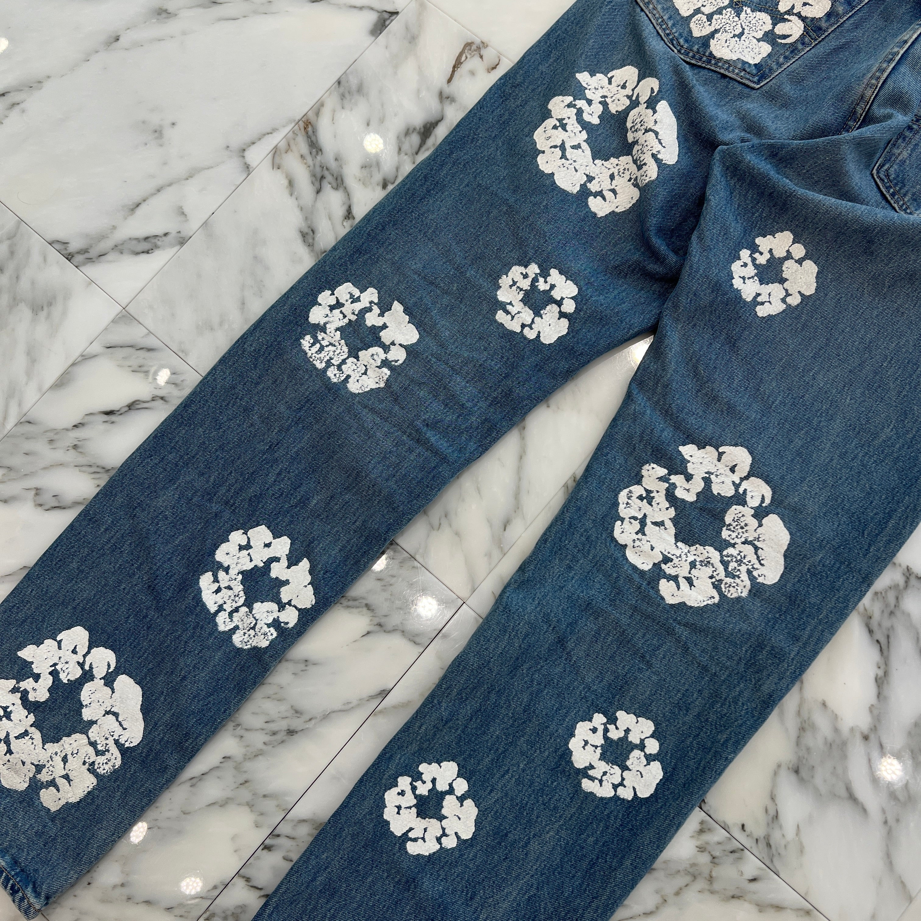 DENIM TEARS × Levi's Cotton Wreath Jeans CA00342 WPL423 Size W34 L34 デニムティアーズ × リーバイス コットンリースジーンズ サイズ W34 L34