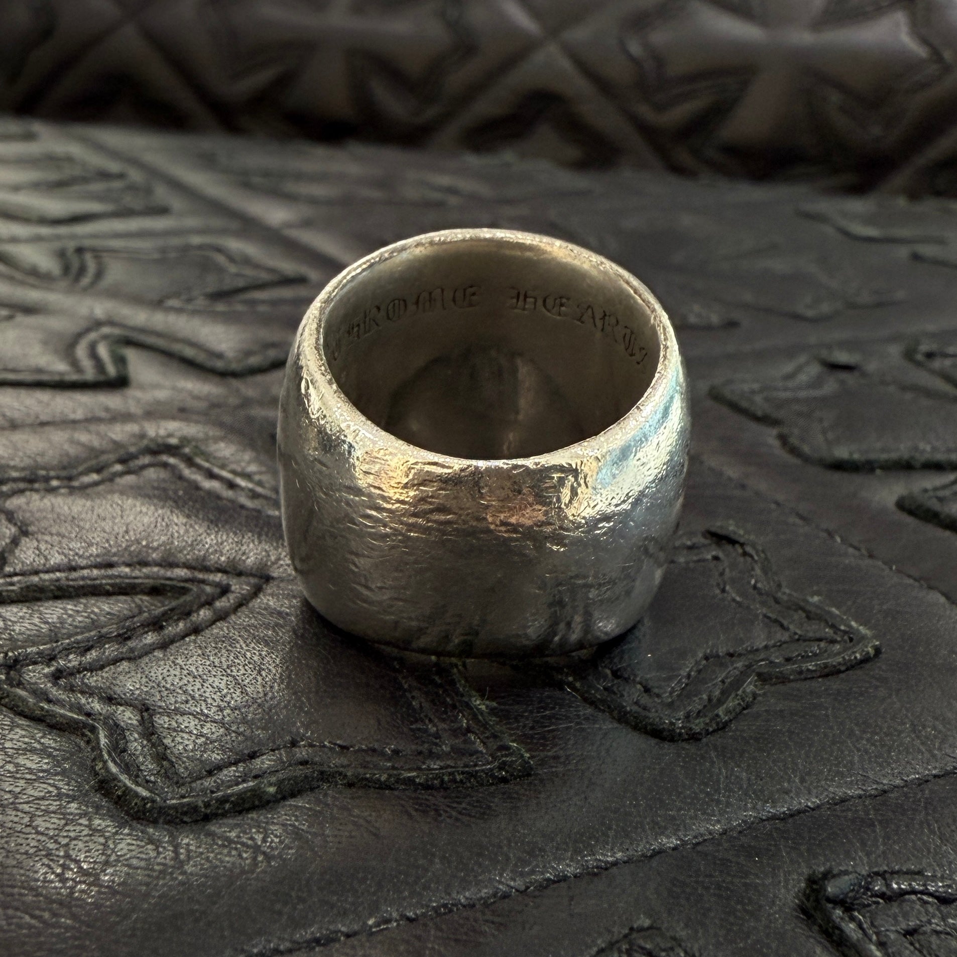 CHROME HEARTS Classic Oval Cross Ring Size 22.5号 クロムハーツ