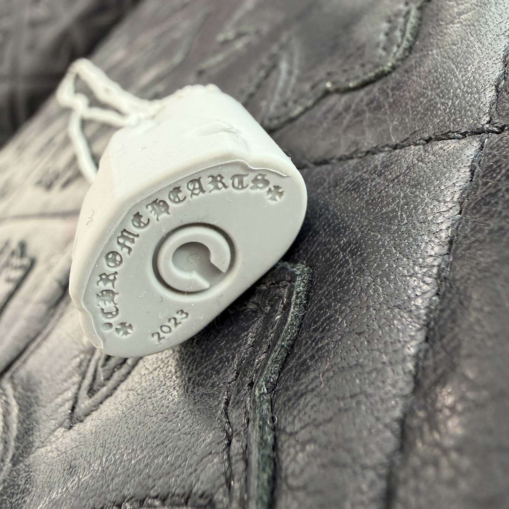 CHROME HEARTS 2023SS PADLOCK Flare Knee Silicon Rubber Necklace クロムハーツ パドロック フレアニー シリコンラバー ネックレス