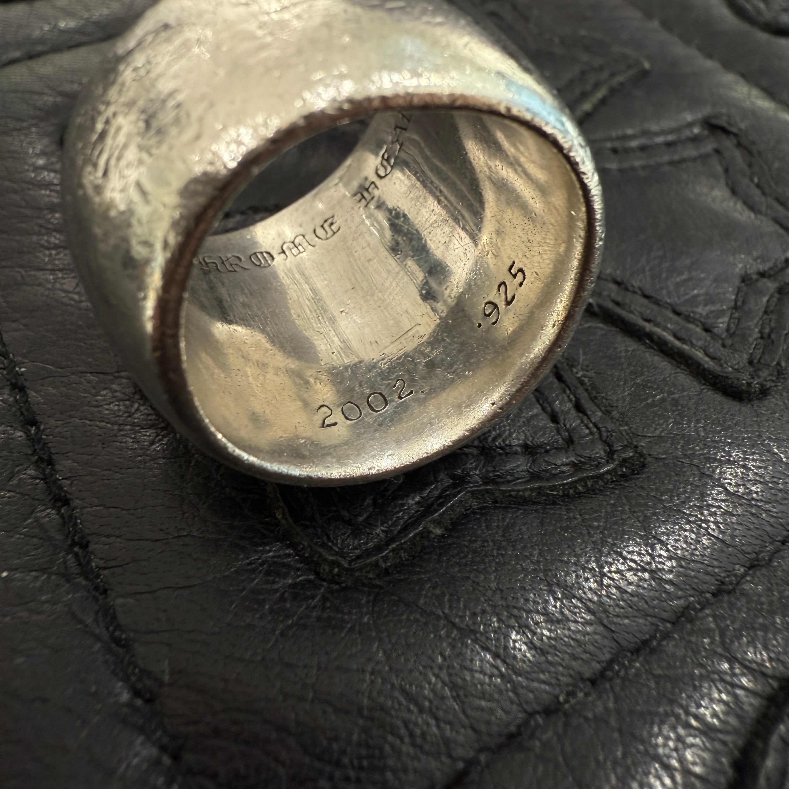 CHROME HEARTS Classic Oval Cross Ring Size 22.5号 クロムハーツ