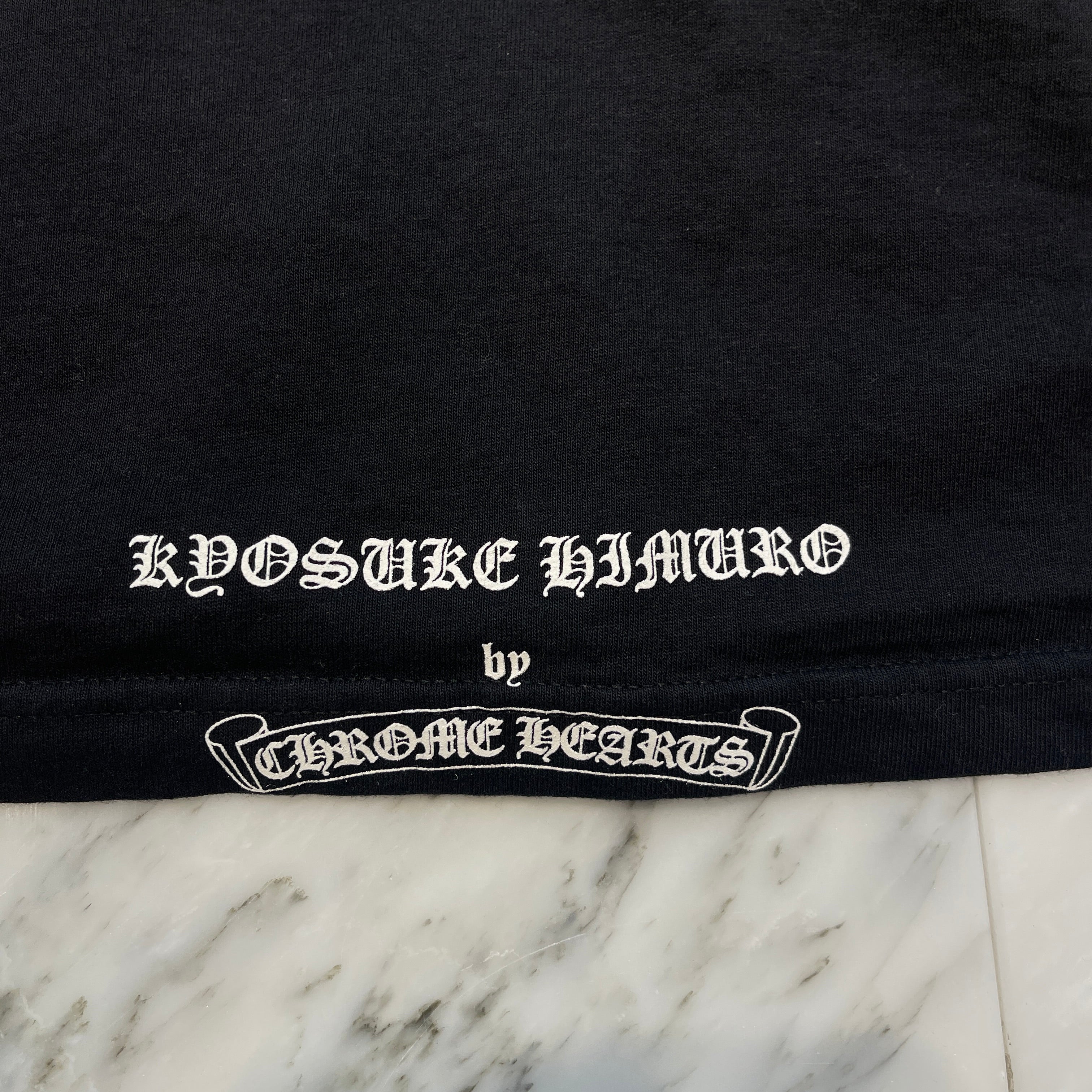 CHROME HEARTS× KYOSUKE HIMURO CH Cross Long Sleeve Tee Size M クロムハーツ × 氷室京介 CHクロス ロングスリーブTシャツ サイズM