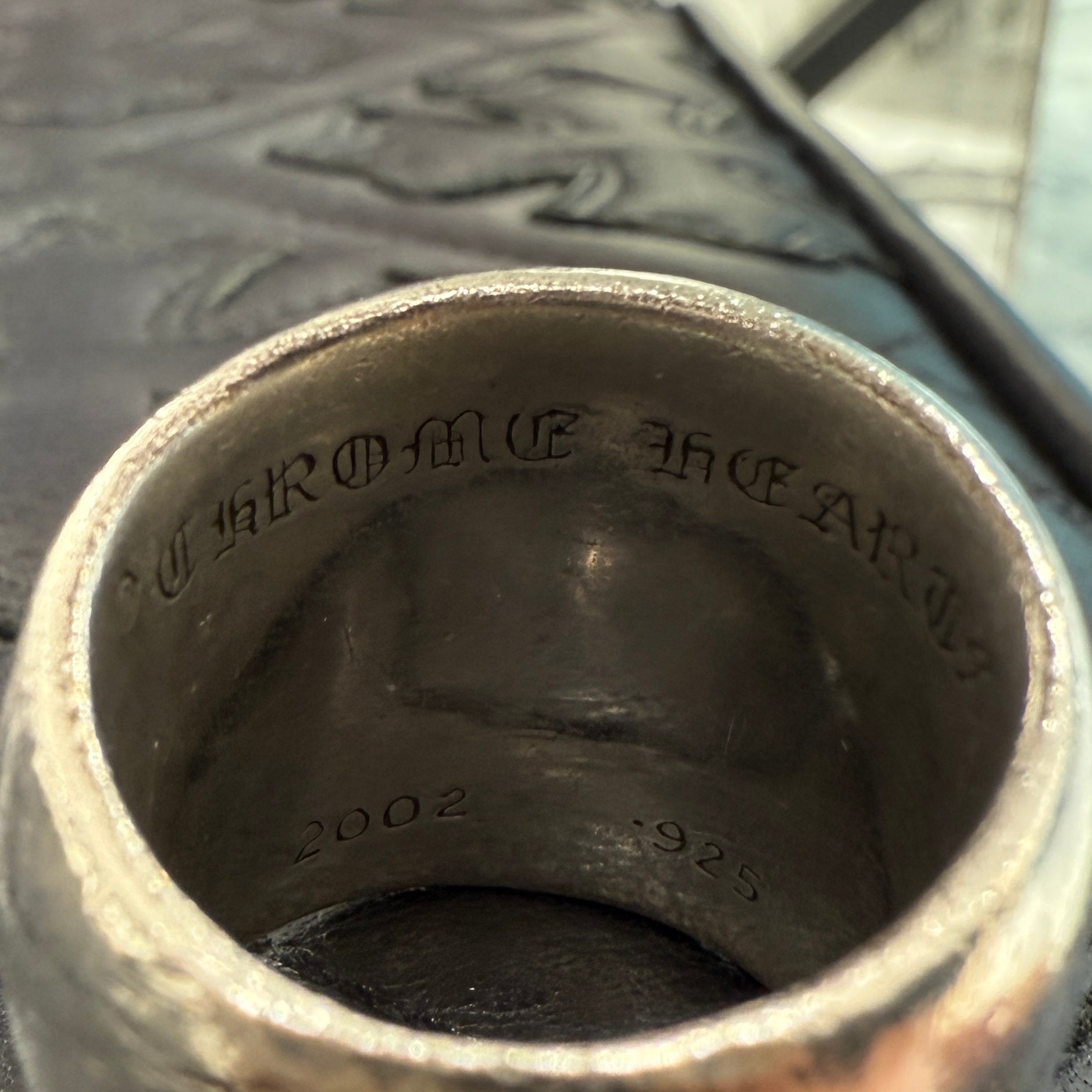 CHROME HEARTS Classic Oval Cross Ring Size 22.5号 クロムハーツ クラシック オーバルクロス リング サイズ22.5号