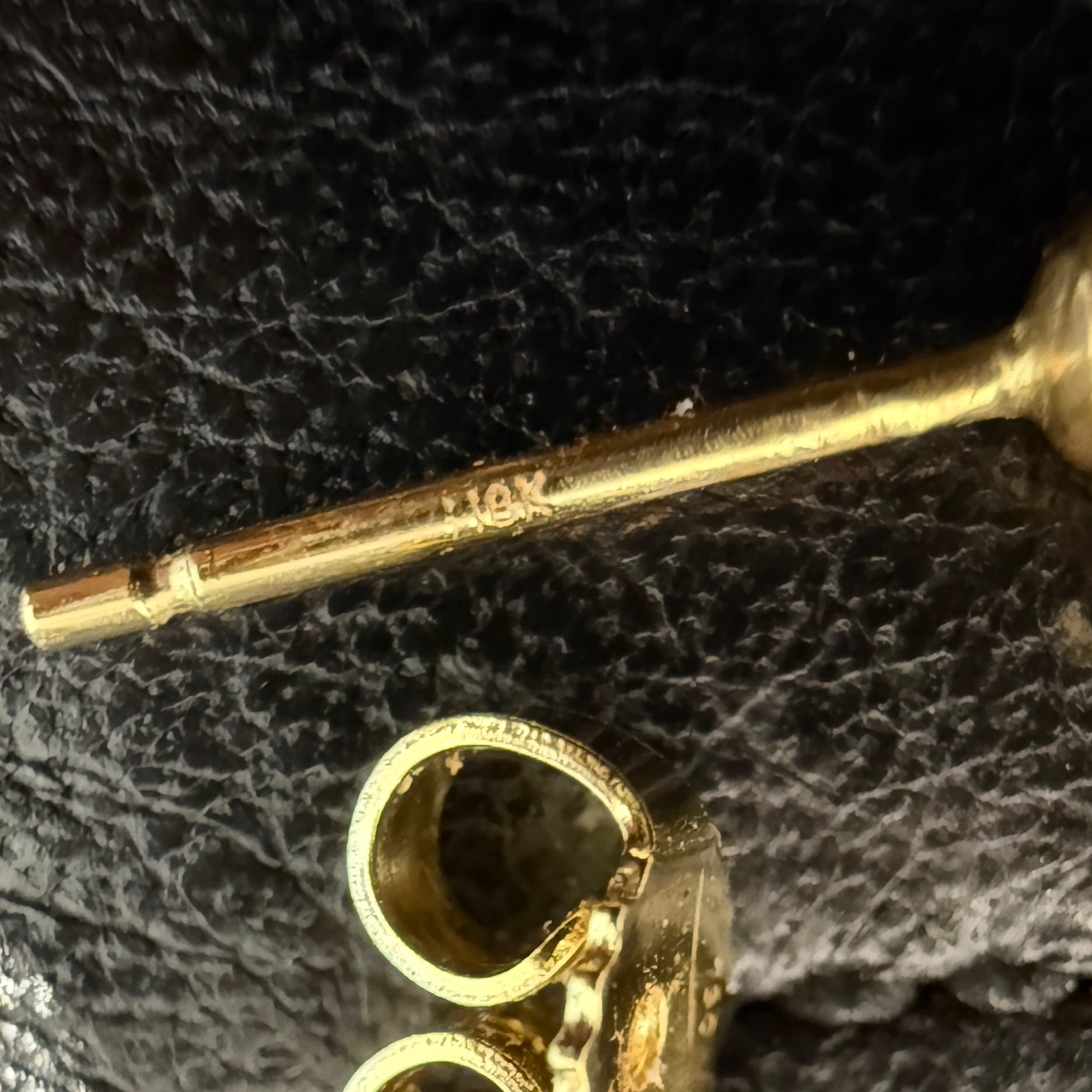 CHROME HEARTS 22K TINY E CH PLUS Earring 1 Diamond クロムハーツ 22K タイニーE CHプラス イヤリング ピアス 1ダイヤモンド