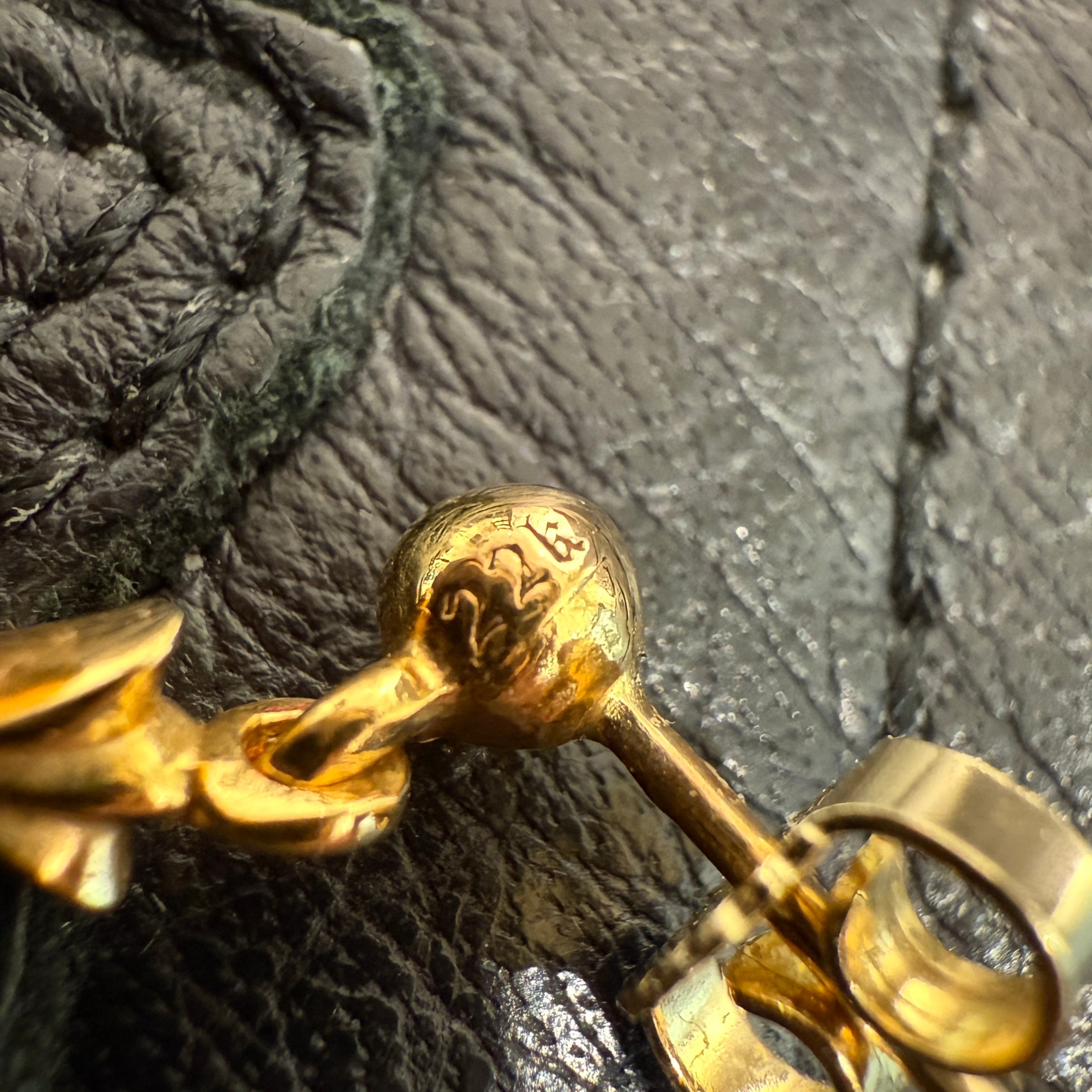 CHROME HEARTS 22K TINY E CH PLUS Earring 1 Diamond クロムハーツ