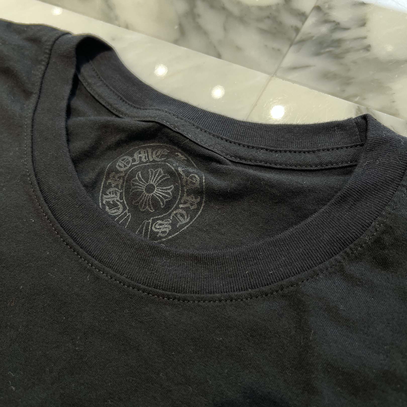 CHROME HEARTS 2025SS Floral Cross Horseshoe Long Sleeve Tee Size XXL クロムハーツ フローラルクロス ホースシュー ロングスリーブTシャツ サイズXXL