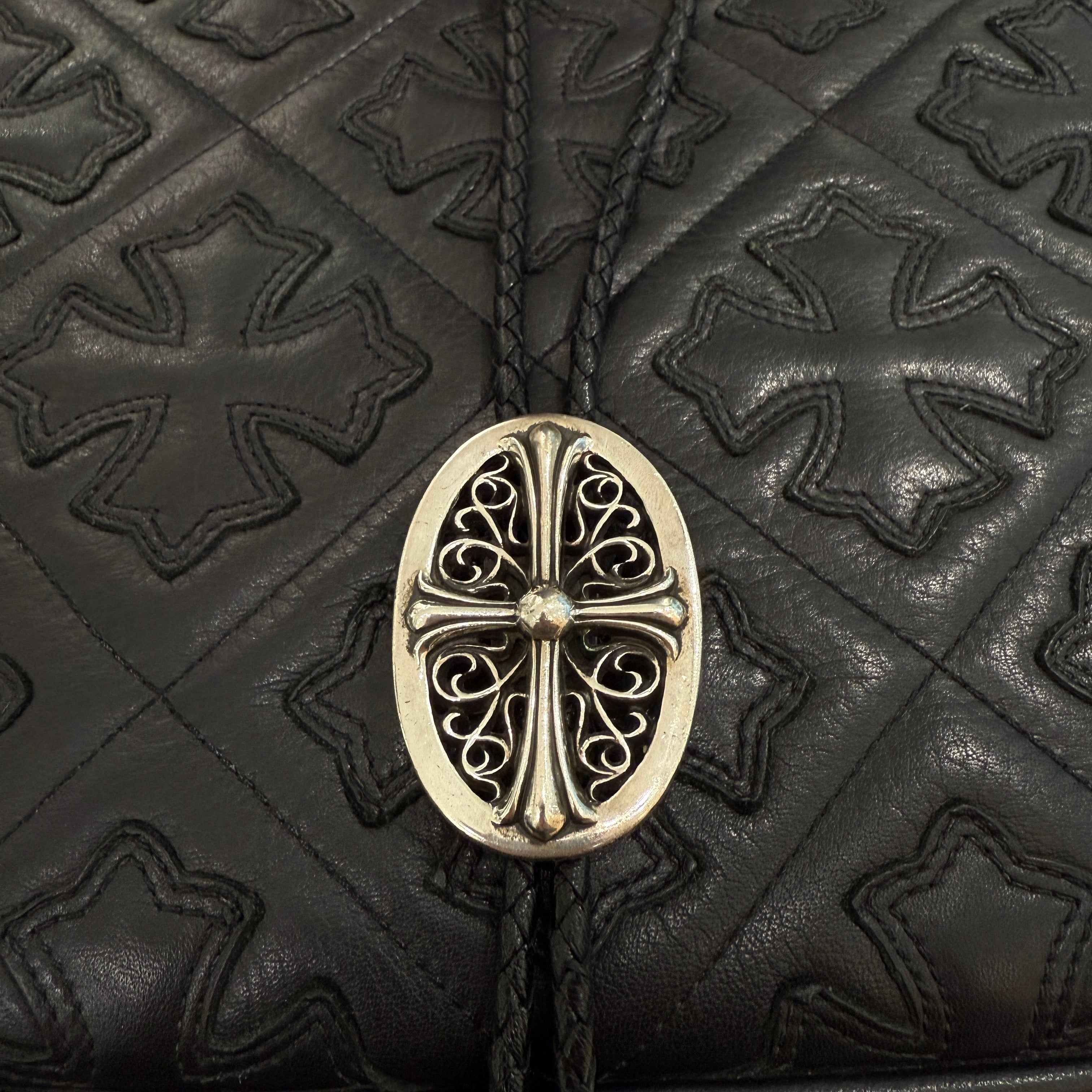 CHROME HEARTS Classic Oval Cross Loop Tie クロムハーツ クラシックオーバルクロス ループタイ