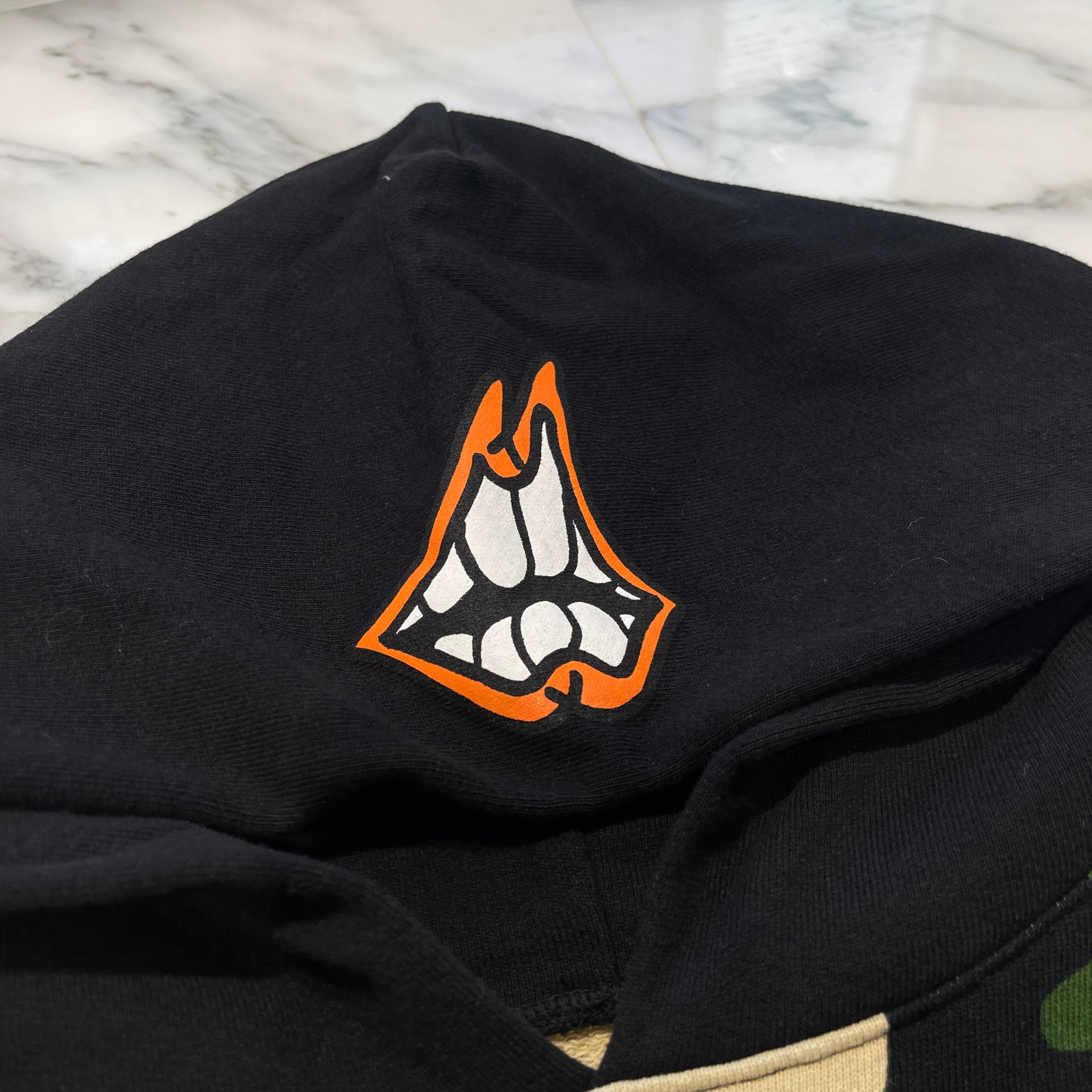 CHROME HEARTS × MATTY BOY 2022SS PPO CAUTION HD PLVR Size XL クロムハーツ × マッティボーイ コーションプルオーバーフーディ サイズ XL