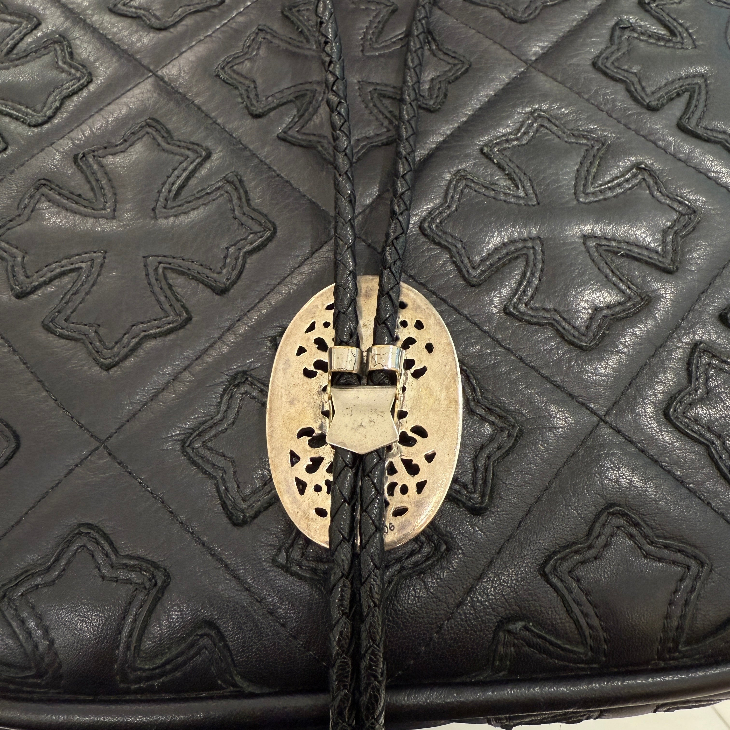 CHROME HEARTS Classic Oval Cross Loop Tie クロムハーツ クラシック