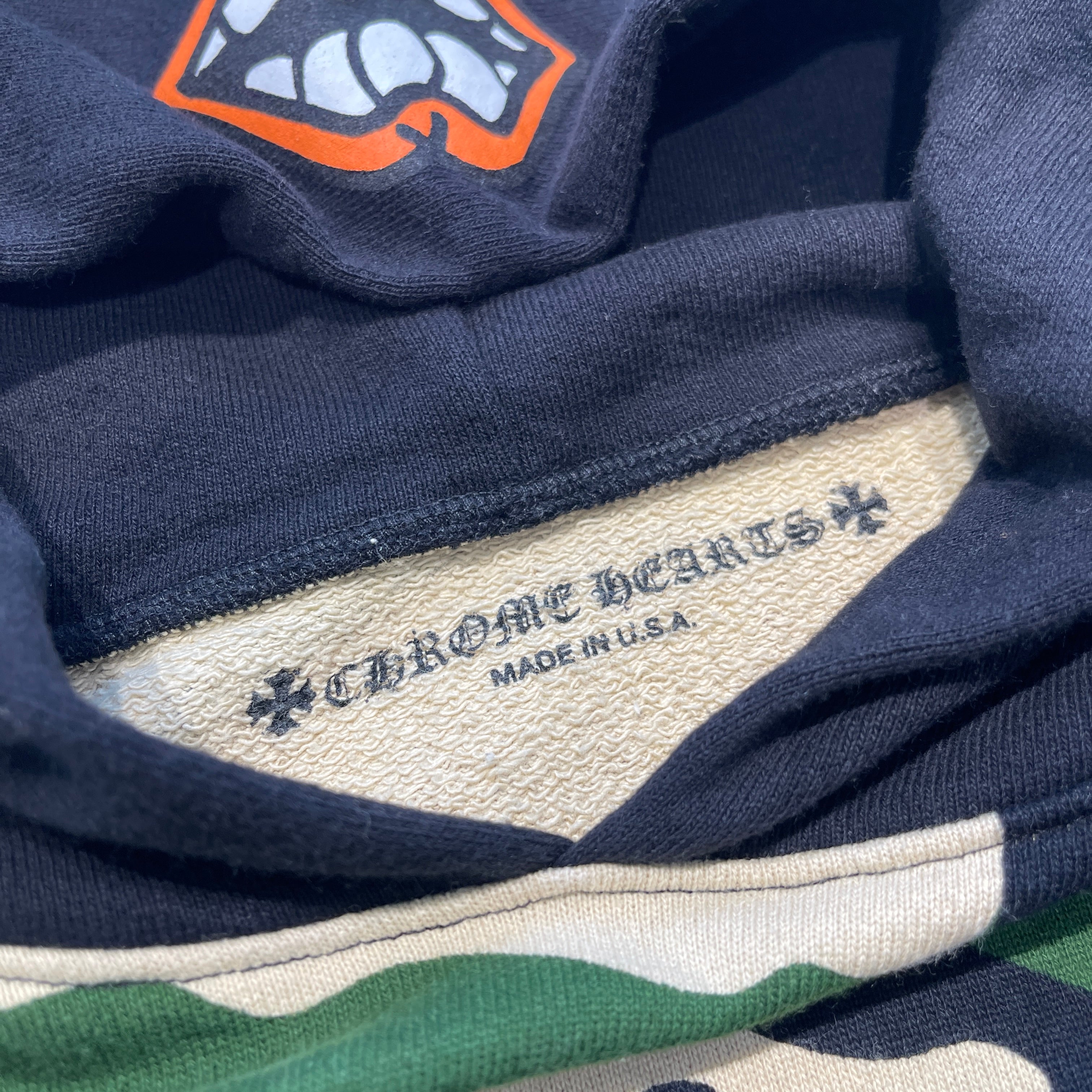 CHROME HEARTS × MATTY BOY 2022SS PPO CAUTION HD PLVR Size XL クロムハーツ × マッティボーイ コーションプルオーバーフーディ サイズ XL