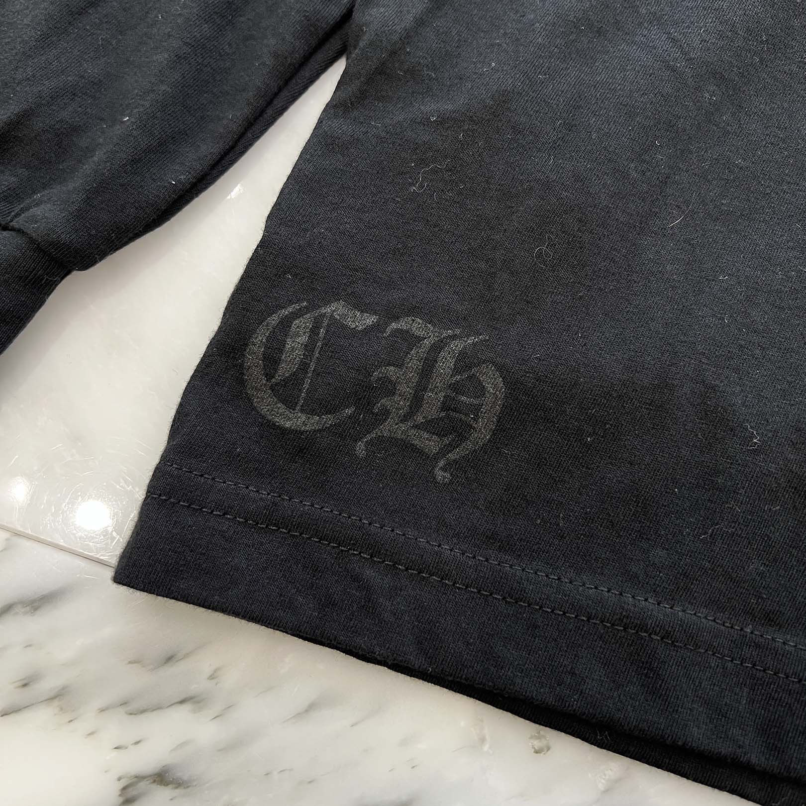 CHROME HEARTS 2025SS Floral Cross Horseshoe Long Sleeve Tee Size XXL クロムハーツ フローラルクロス ホースシュー ロングスリーブTシャツ サイズXXL