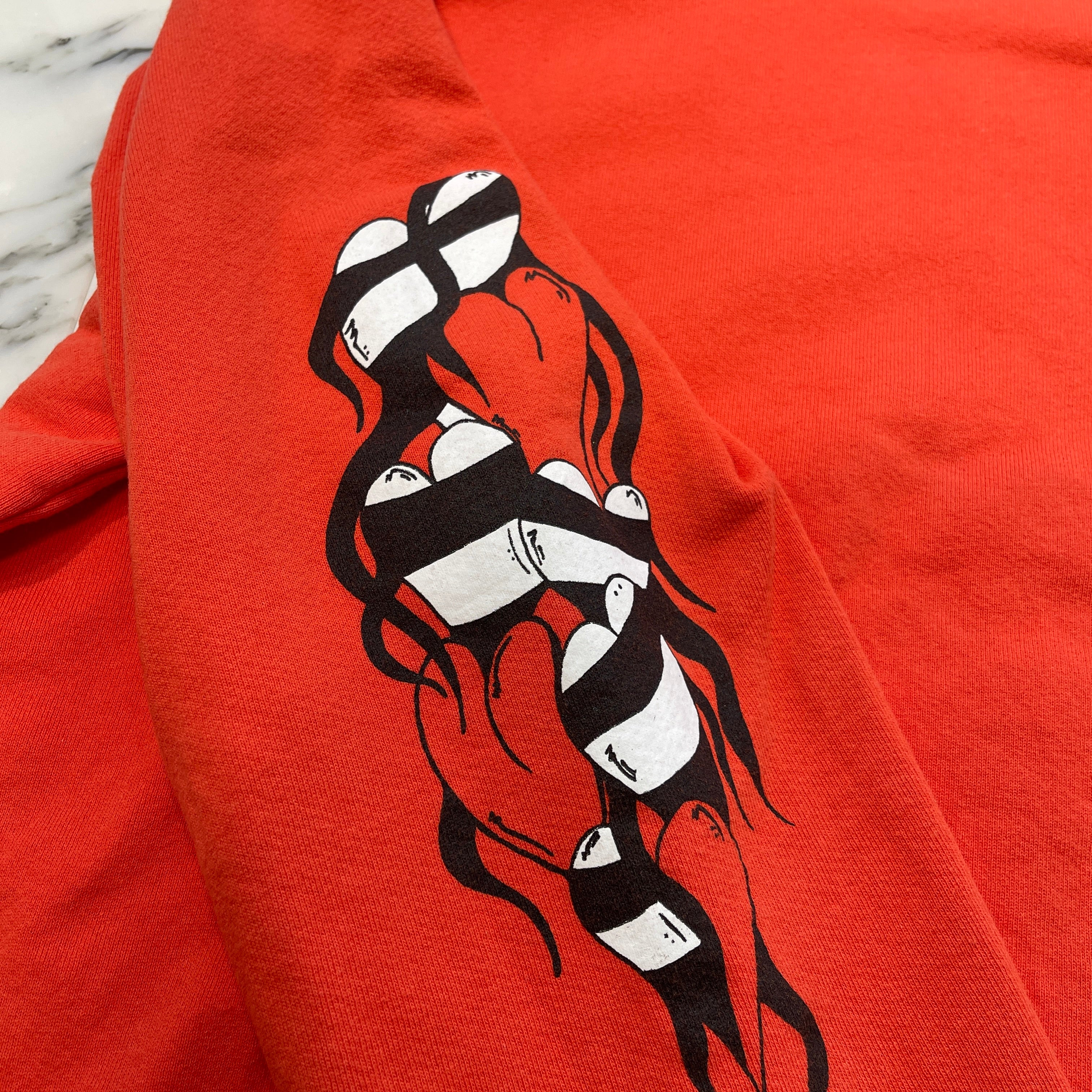 CHROME HEARTS × MATTY BOY 2023SS Sadistic Lipstick Sweatshirt Size XXL クロムハーツ×マッティボーイ サディスティックリップスティック クルーネックスウェットシャツ サイズ XXL