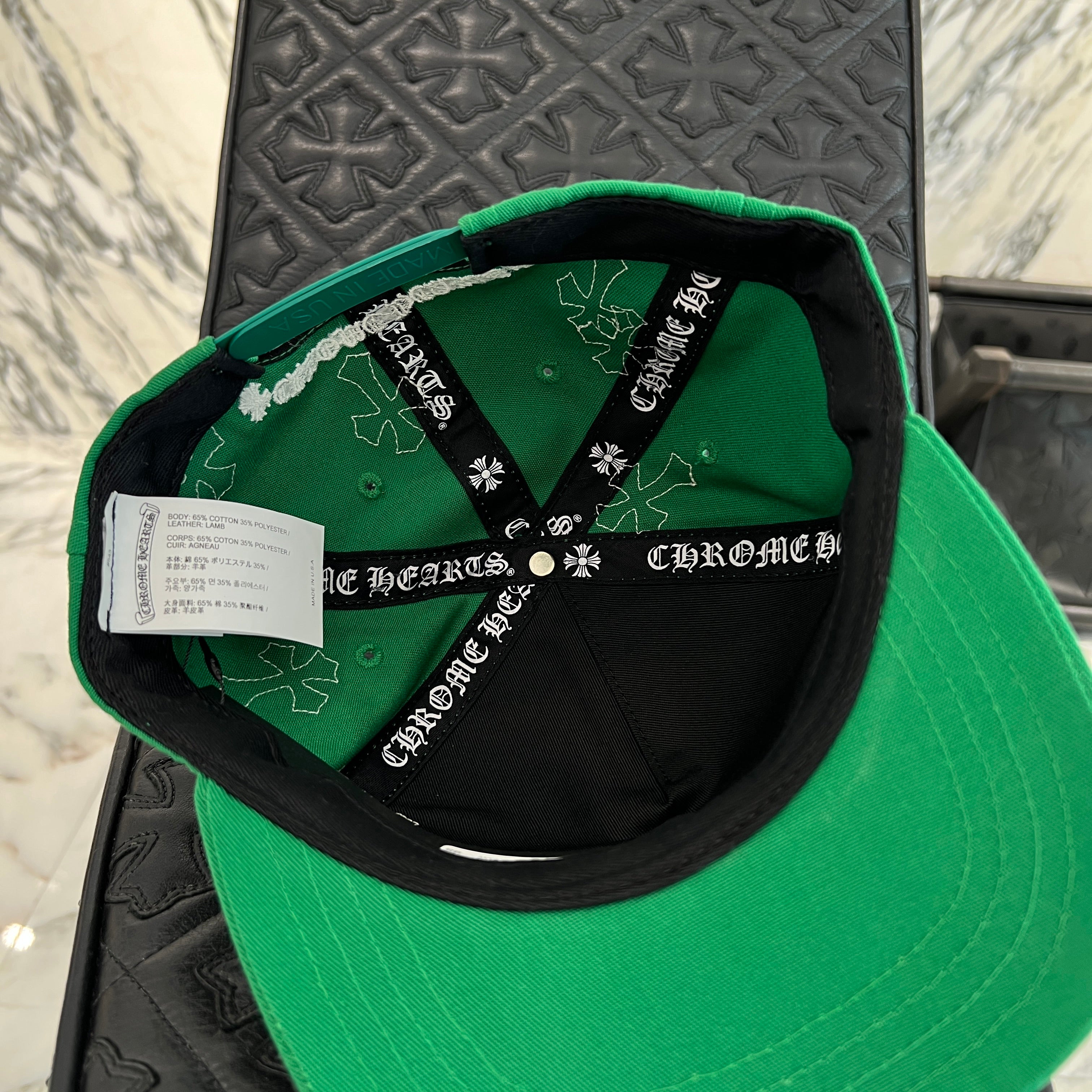 CHROME HEARTS Cemetery Cross Patch Trucker Cap ONE SIZE（53-60） クロムハーツ セメタリークロスパッチ トラッカーキャップ ONE SIZE（53-60）