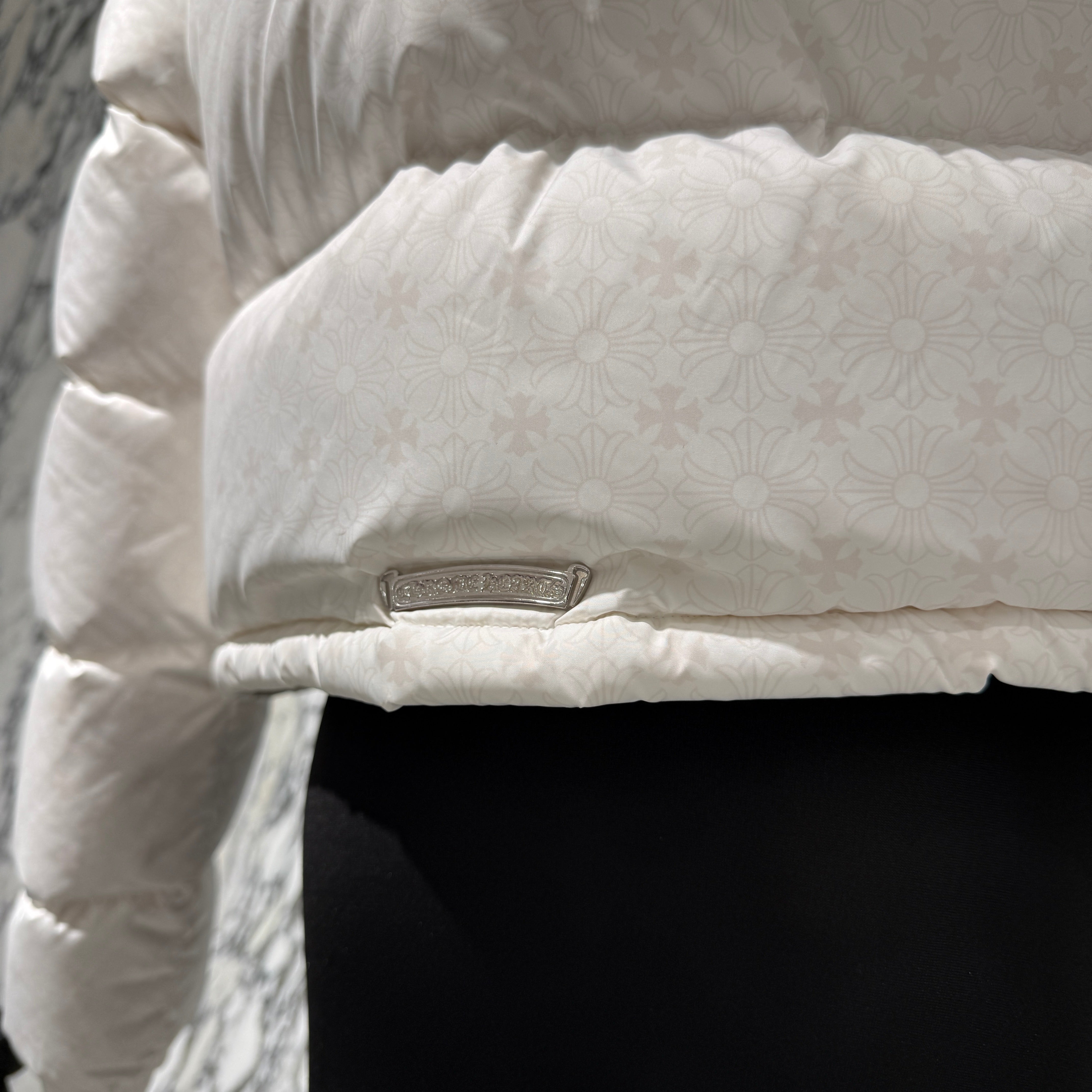 CHROME HEARTS Cropped CH Plus Stiff Down Jacket Size M クロムハーツ クロップド CHプラス スティッフ ダウンジャケット サイズM