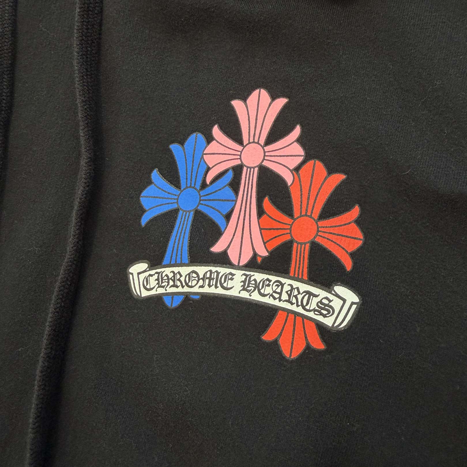 CHROME HEARTS 2022SS MLTCOL CEM CRS Pullover Hoodie Size XL クロムハーツ マルチカラーセメタリークロス プルオーバーフーディー サイズXL