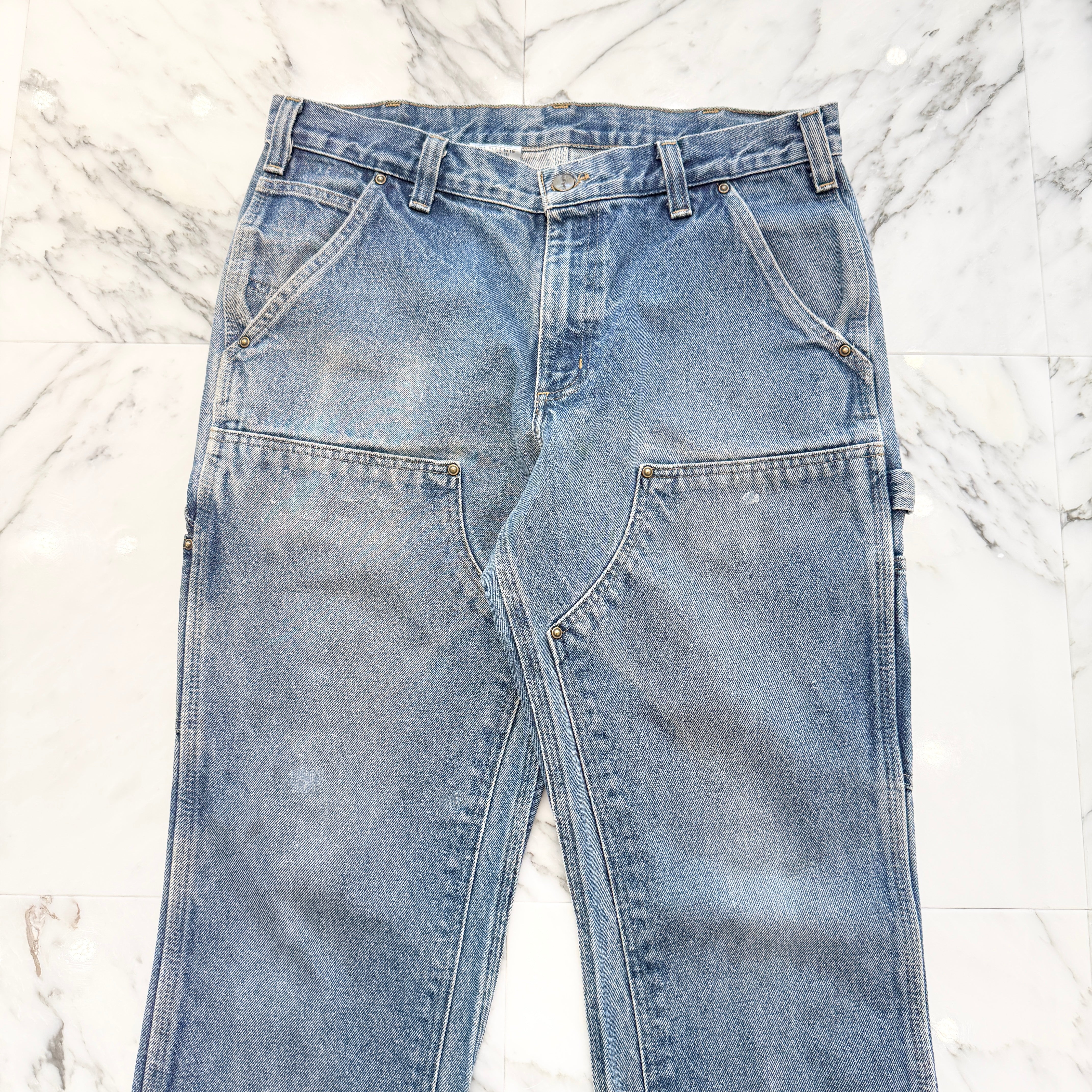 Carhartt Denim Double Knee Painter Pants Size 34×30