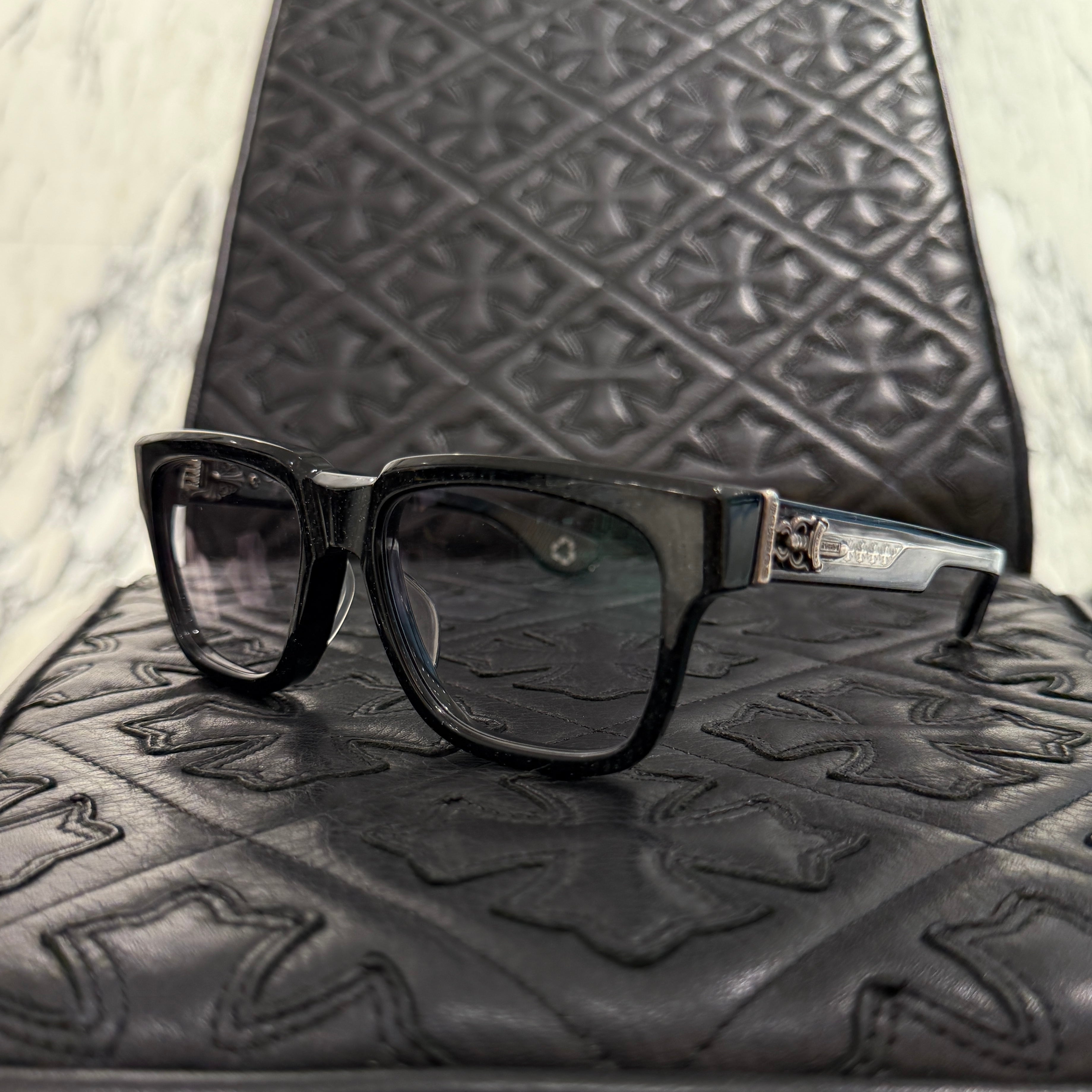 CHROME HEARTS BOX OFFICER Sunglasses Size 56口19-144 クロムハーツ