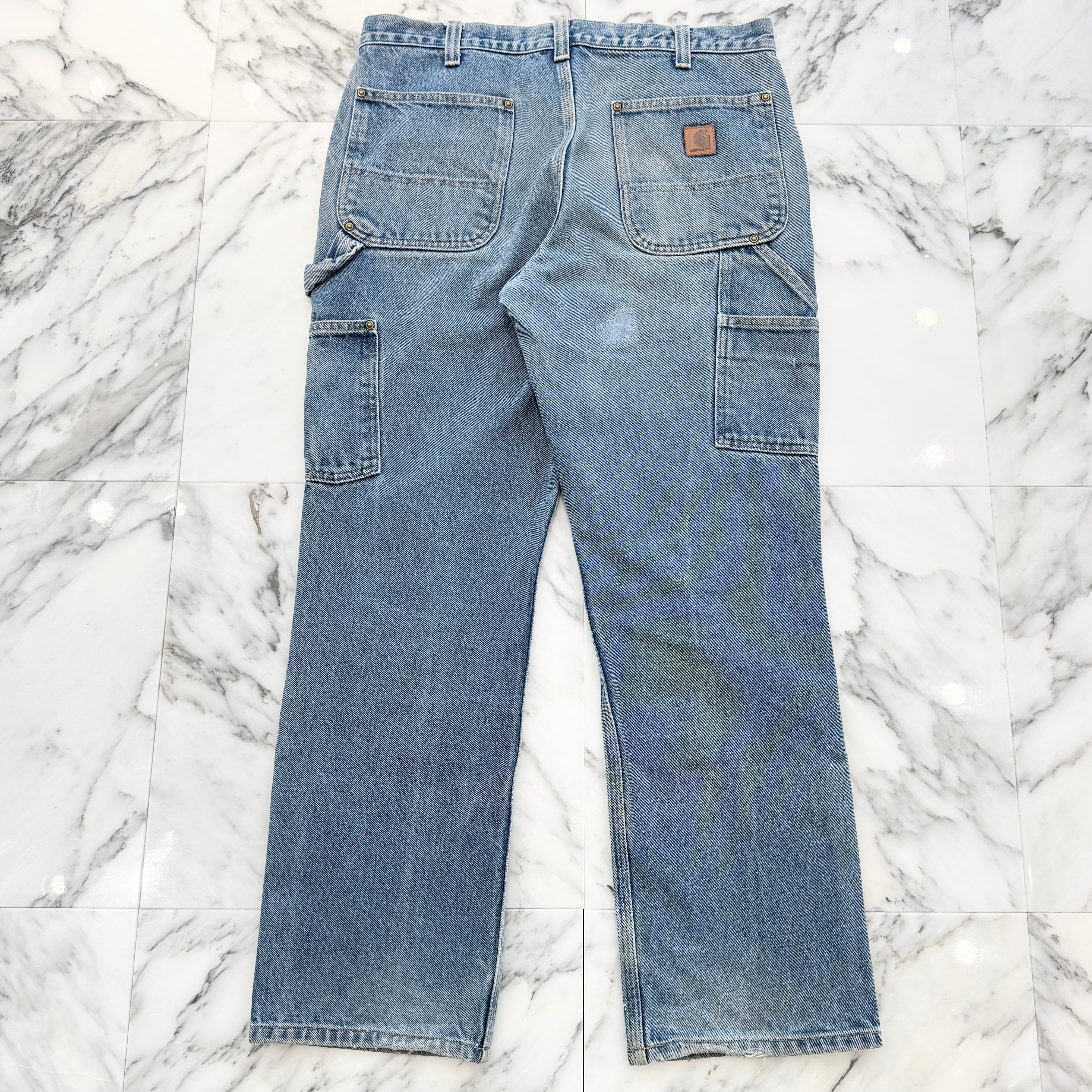 パンツ Carhartt Double Knee 34 x 30 Carhartt Denim Double Knee Painter Pants Size 34×30