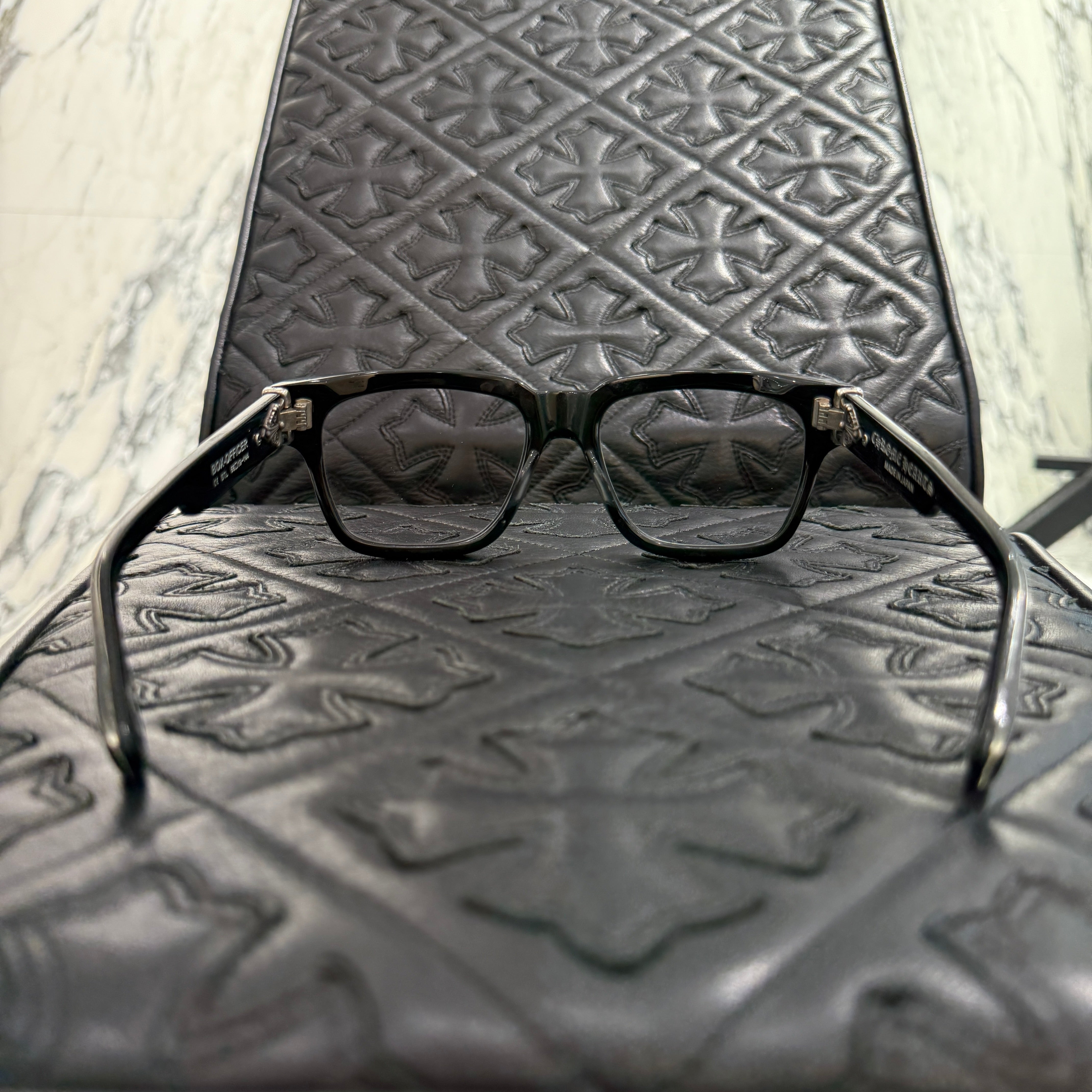 CHROME HEARTS BOX OFFICER Sunglasses Size 56口19-144 クロムハーツ ボックスオフィサー サングラス サイズ56口19-144