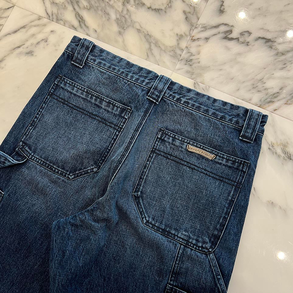 CHROME HEARTS Cross Ball Button Denim Pants Size 33 クロムハーツ クロスボールボタン デニムパンツ サイズ33