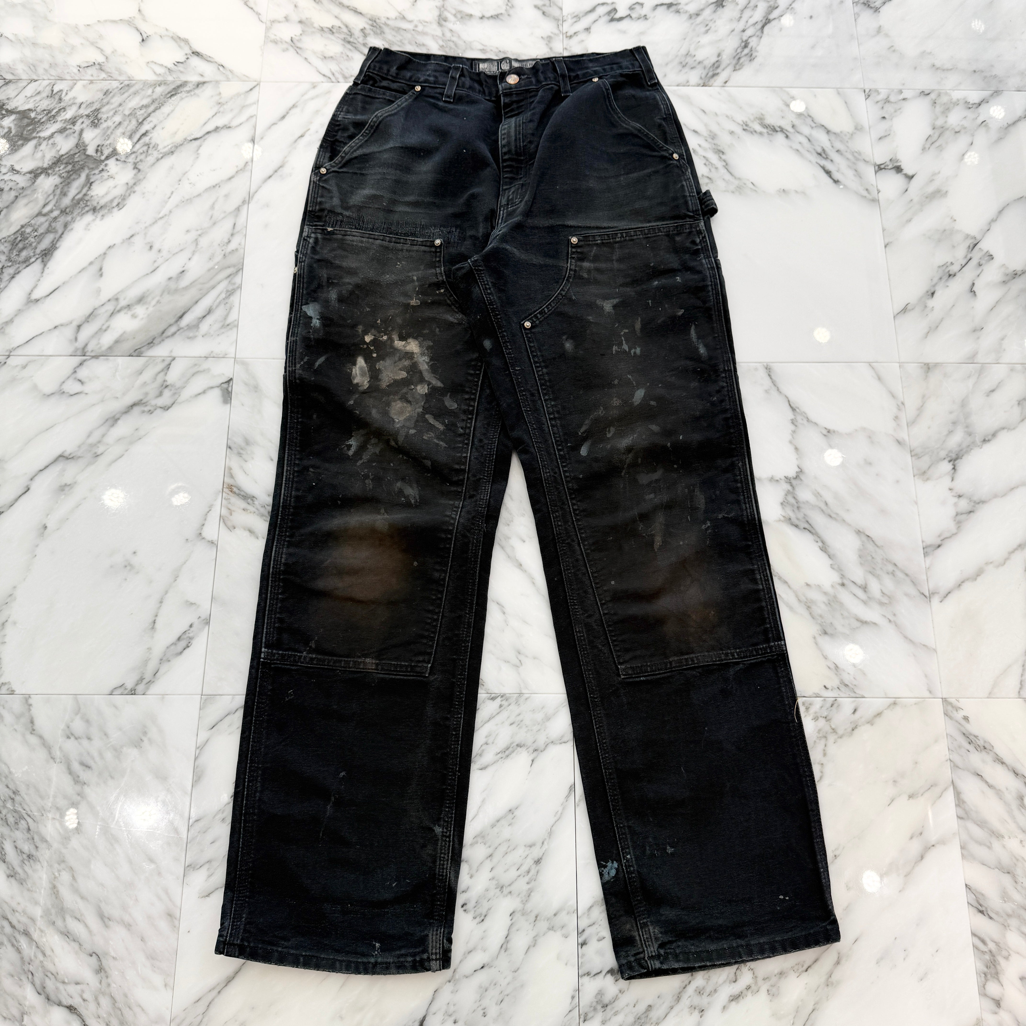 Carhartt Denim Double Knee Painter Pants Size Size 32×34