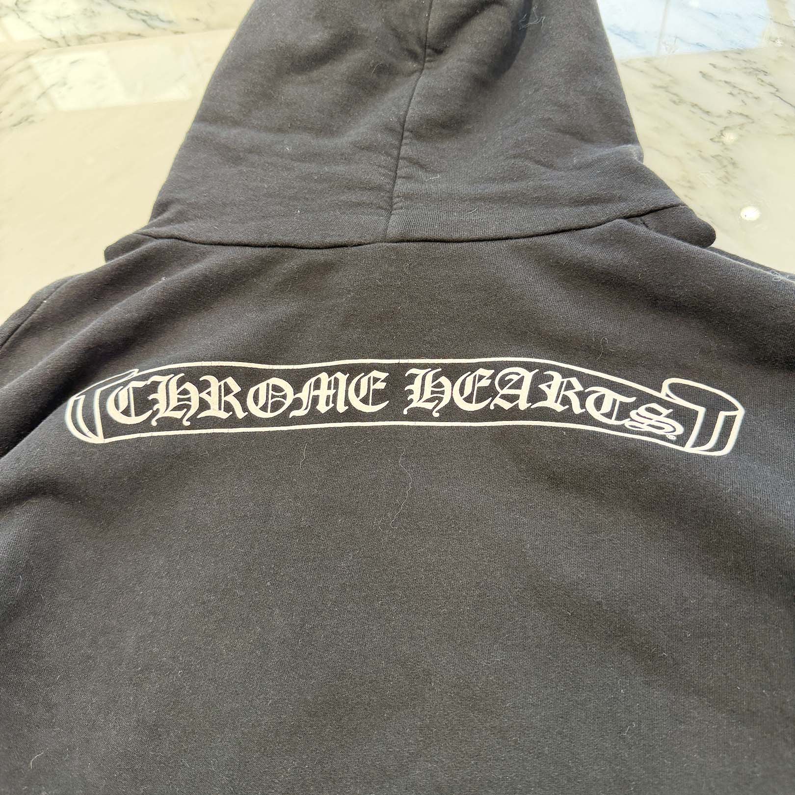 CHROME HEARTS 2022SS MLTCOL CEM CRS Pullover Hoodie Size XL クロムハーツ マルチカラーセメタリークロス プルオーバーフーディー サイズXL
