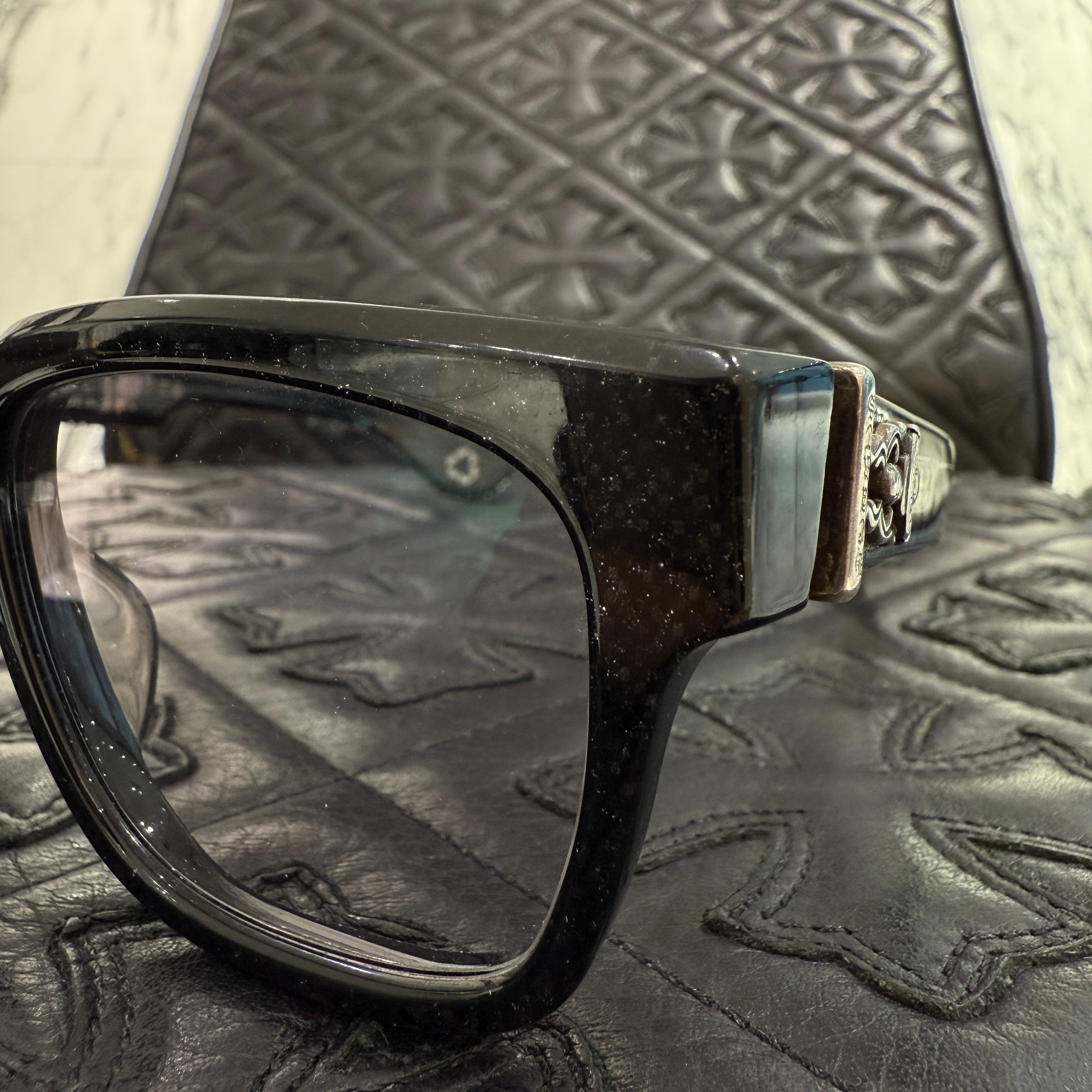 CHROME HEARTS BOX OFFICER Sunglasses Size 56口19-144 クロムハーツ