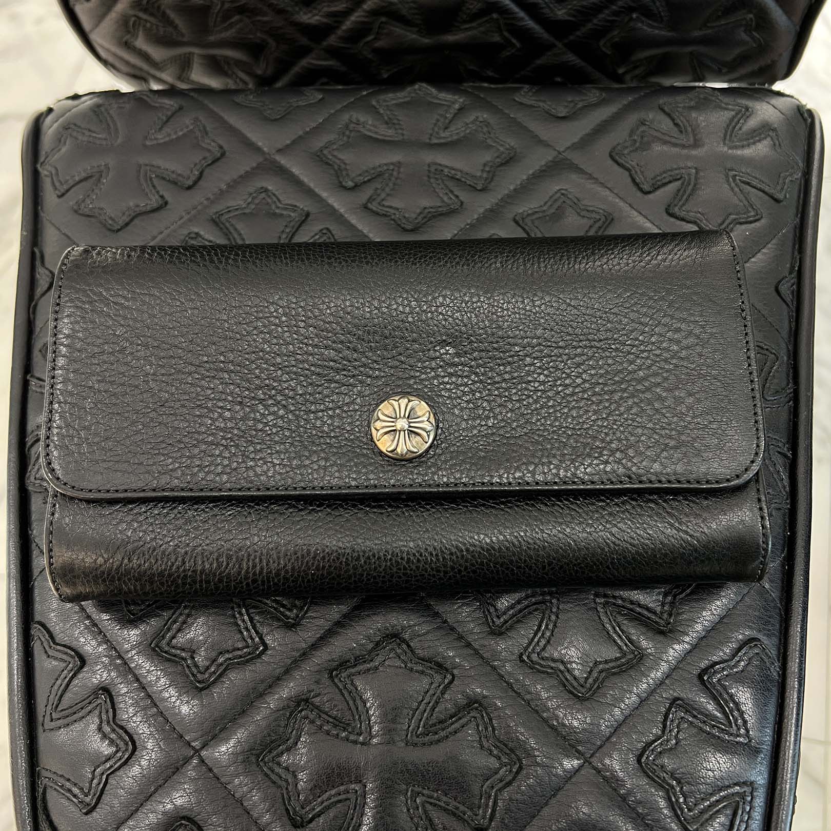 CHROME HEARTS Judy Cross Ball Long Wallet クロムハーツ ジュディ クロスボール ロングウォレット