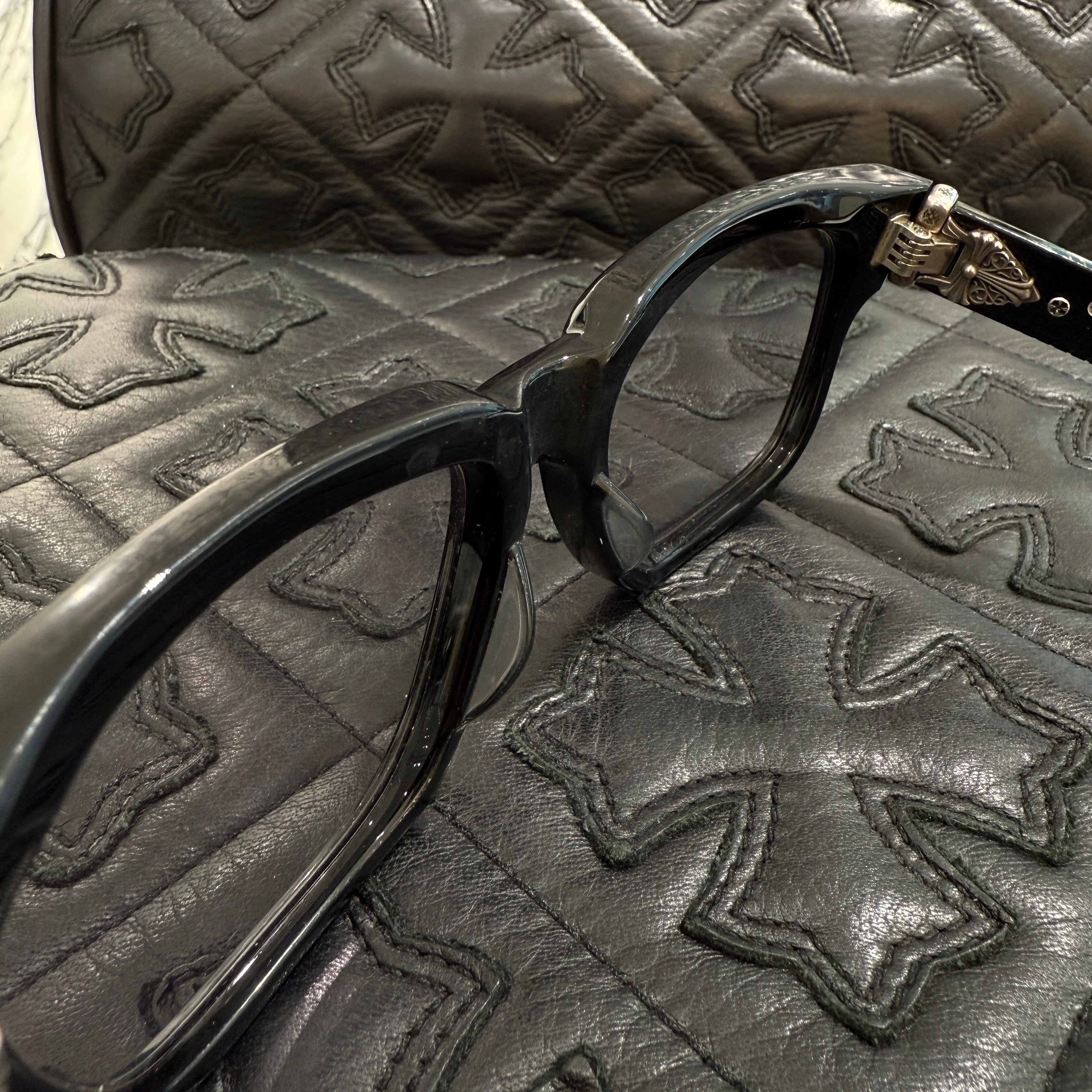 CHROME HEARTS BOX OFFICER Sunglasses Size 56口19-144 クロムハーツ ボックスオフィサー サングラス サイズ56口19-144