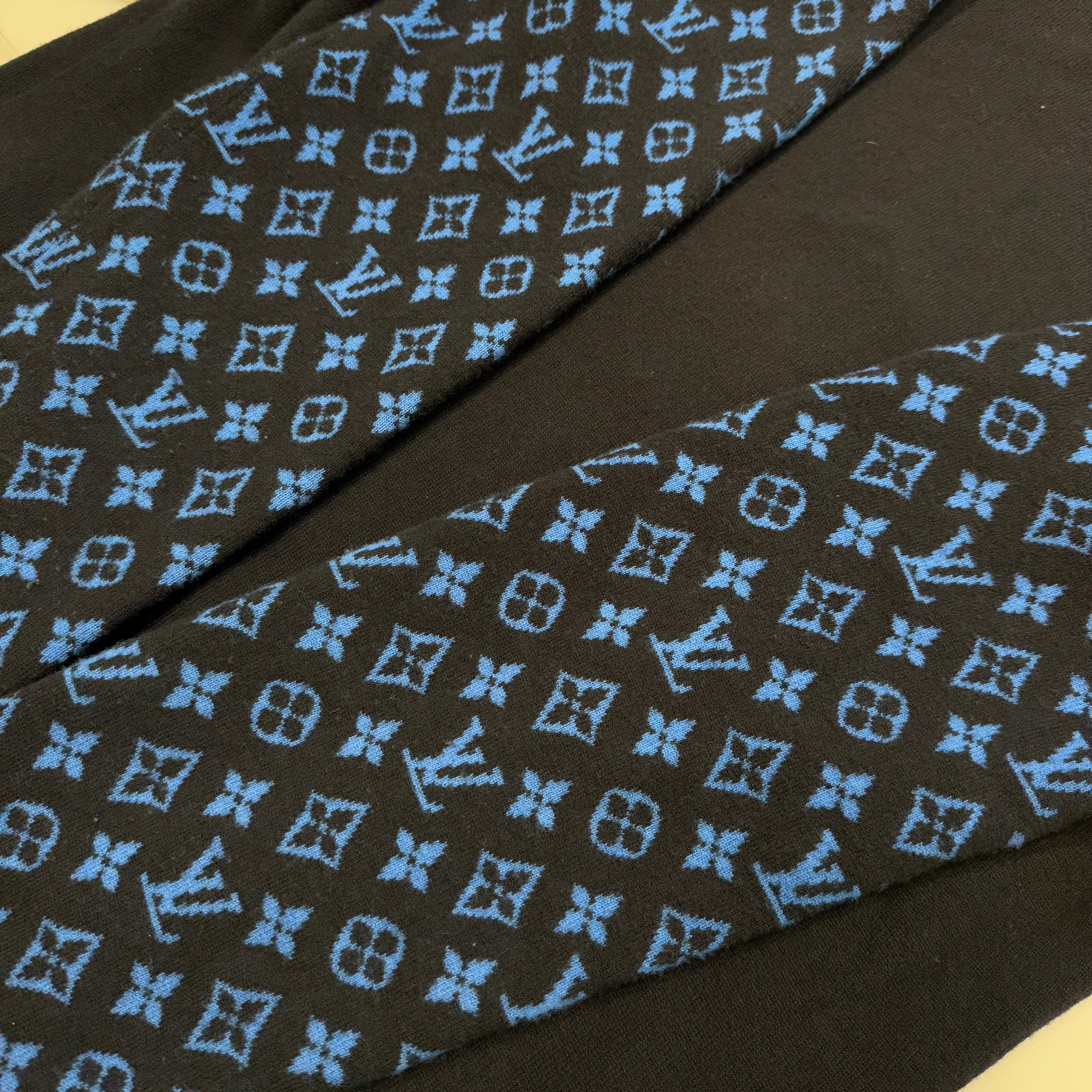 LOUIS VUITTON 2023SS Monogram Sleeve CrewNeck Knit ルイヴィトン モノグラム スリーブ クルーネック ニットセーター