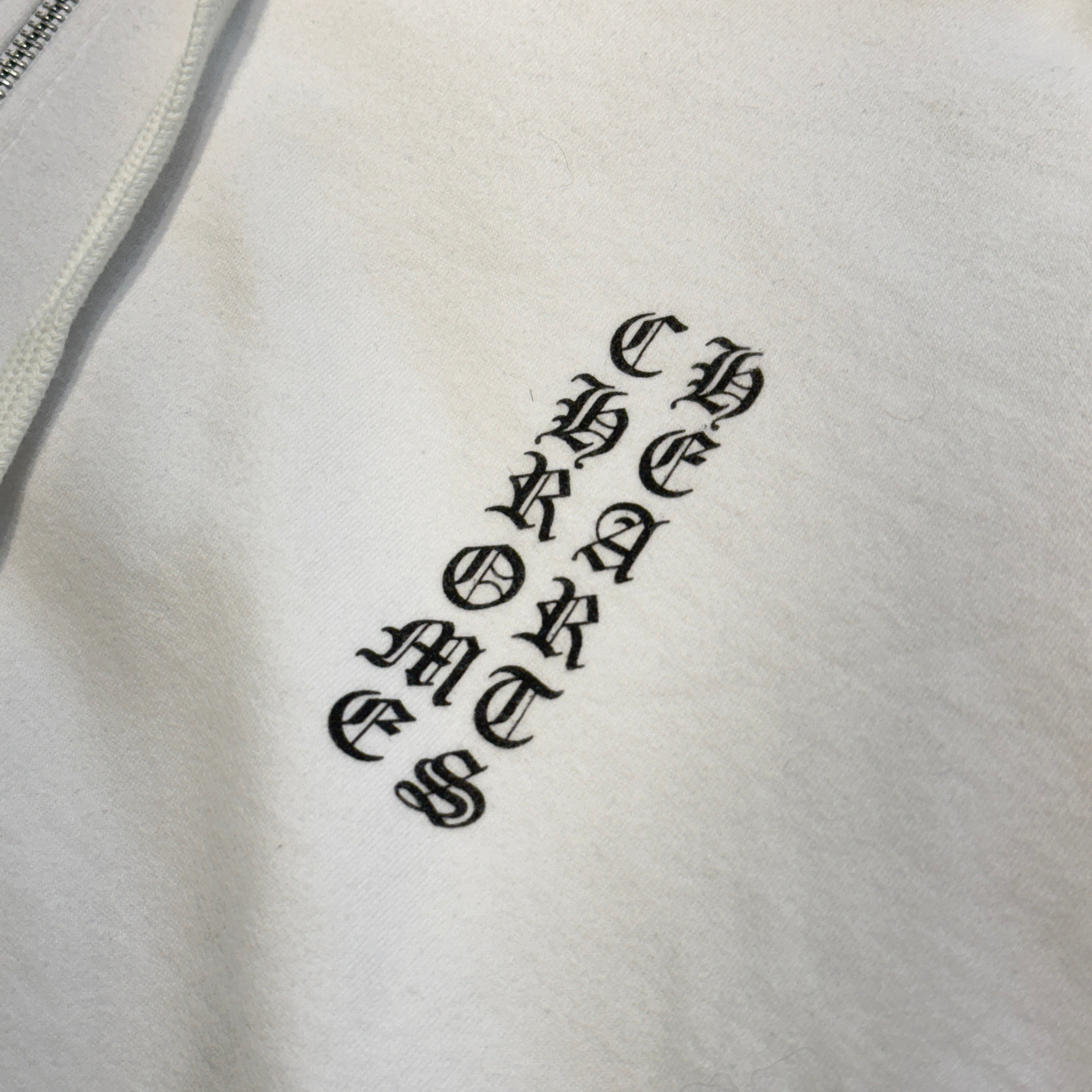 CHROME HEARTS Vertical Arm Logo Zip Up Hoodie Size XXL クロムハーツ バーティカルアームロゴ ジップアップフーディーサイズXXL