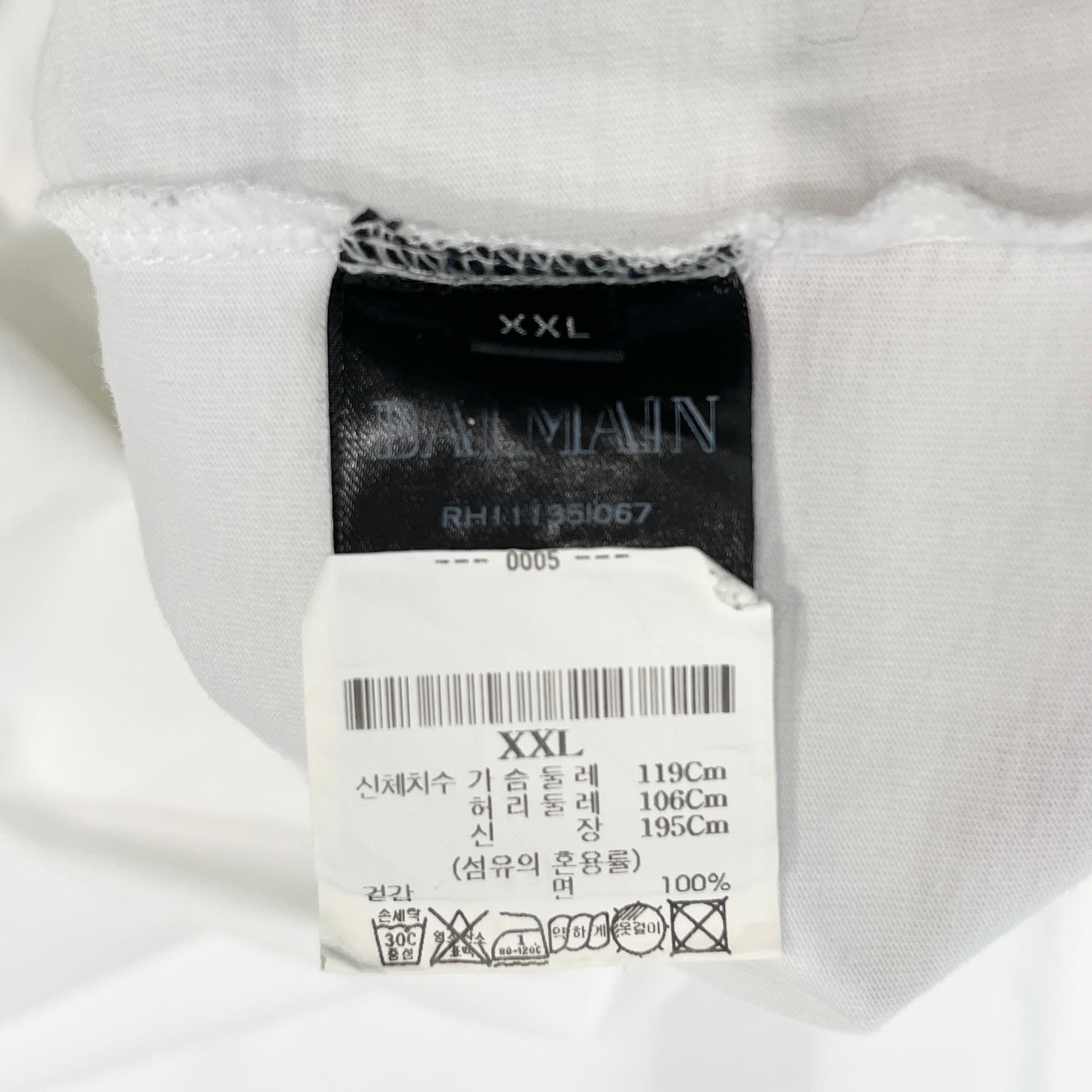 BALMAIN Balmain Coin Tee RH11135I067 Size XXL バルマン バルマンコイン Tシャツ サイズXXL