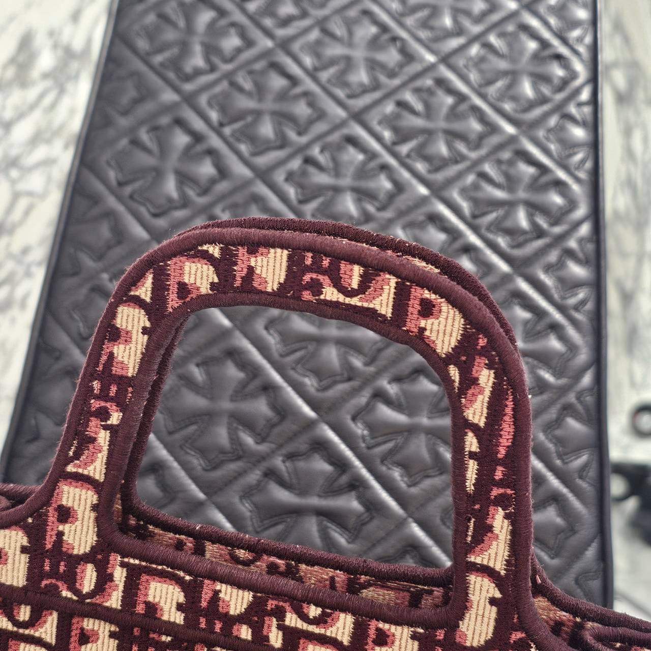 DIOR Christian Dior Oblique Embroidery Book Tote Size Mini ディオール クリスチャンディオール オブリーク刺繍 ブークトート サイズミニ