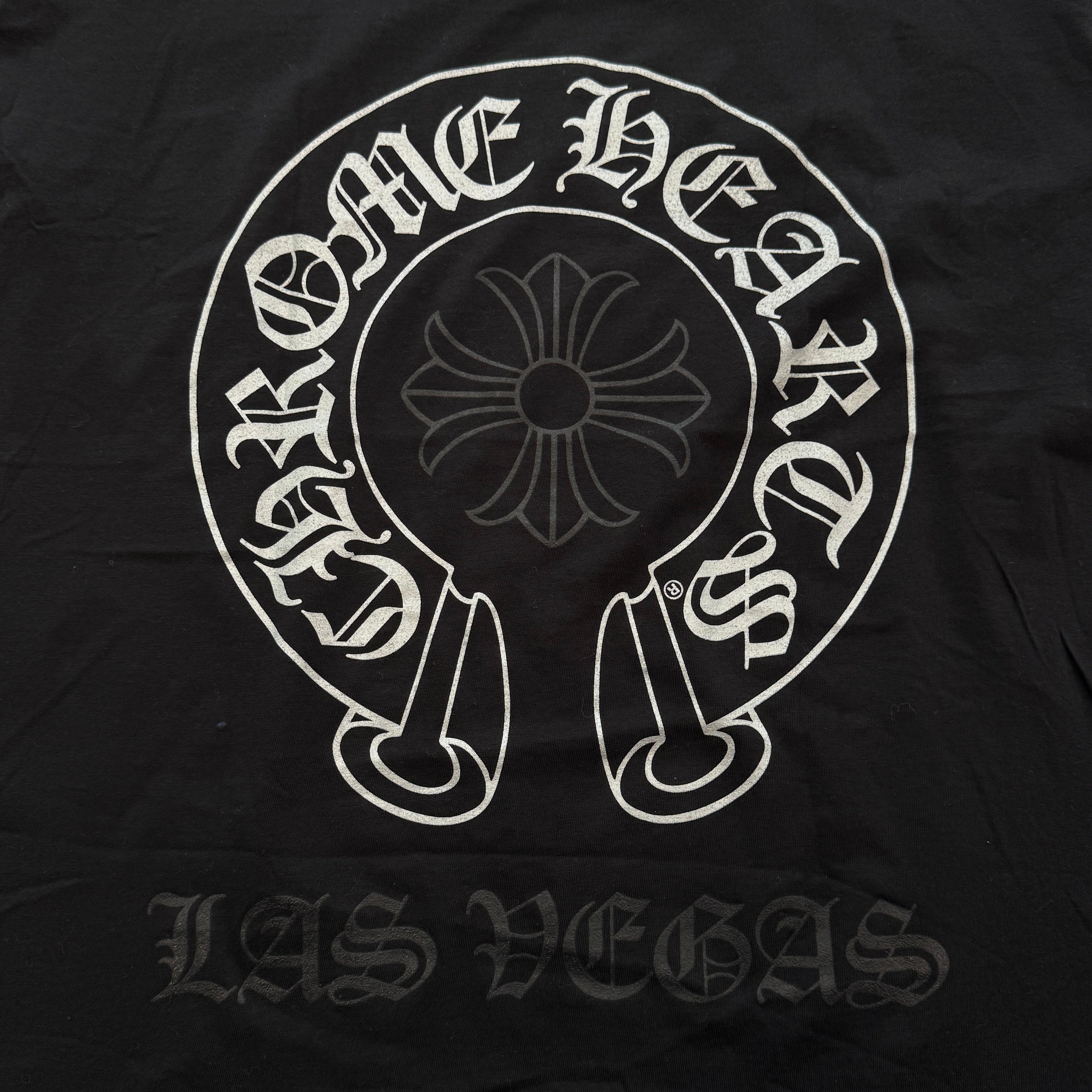 CHROME HEARTS Las Vegas Limited Silver Horseshoe Tee Size S クロムハーツ ラスベガス限定 シルバーホースシュー Tシャツ サイズS