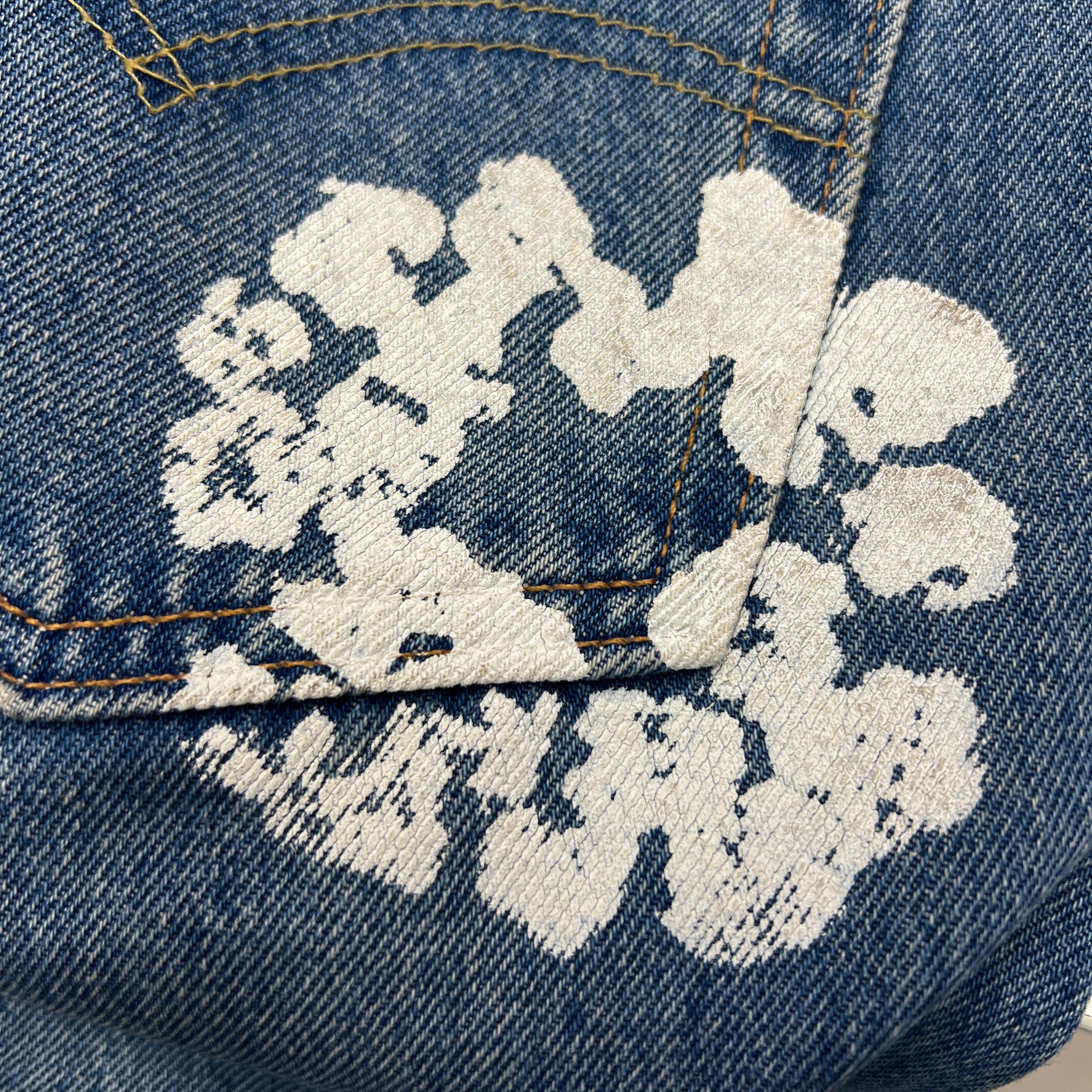 DENIM TEARS × Levi's Cotton Wreath Jeans CA00342 WPL423 Size W34 L34 デニムティアーズ × リーバイス コットンリースジーンズ サイズ W34 L34