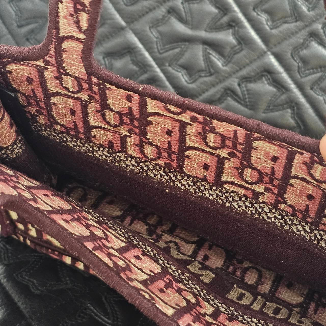 DIOR Christian Dior Oblique Embroidery Book Tote Size Mini ディオール クリスチャンディオール オブリーク刺繍 ブークトート サイズミニ