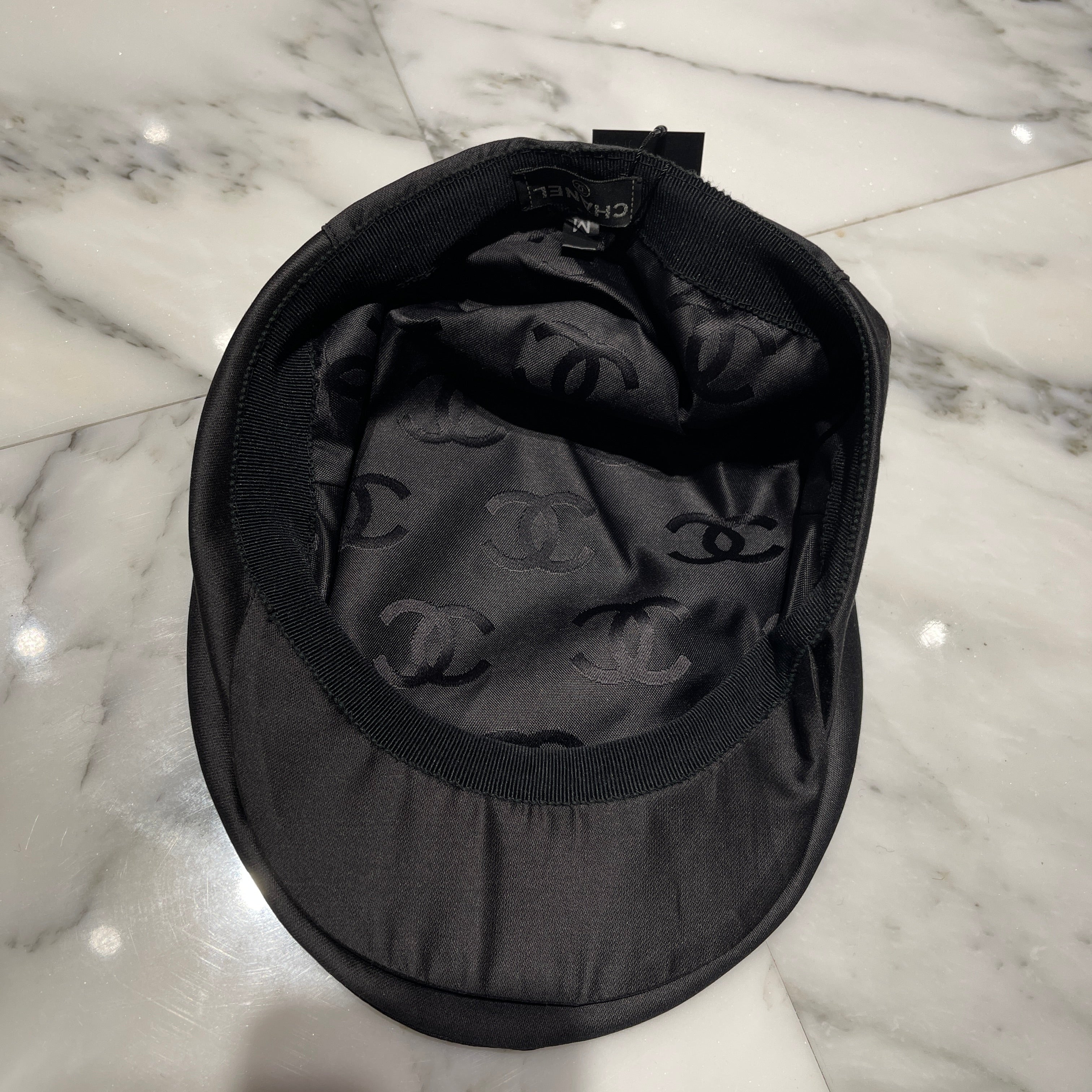 CHANEL 1990-2000's Big Logo Hunting Cap Size M シャネル 1990-2000's ビッグロゴ ハンチングキャップ サイズM