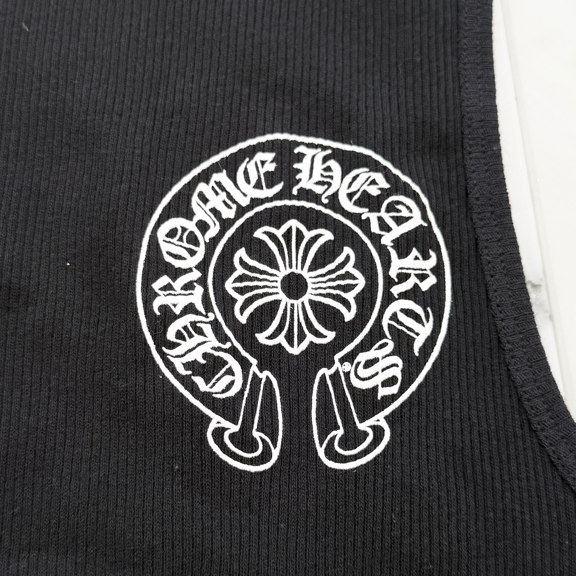 CHROME HEARTS Back Horseshoe Print Tank Top Size M クロムハーツ バックホースシュープリント タンクトップ サイズM