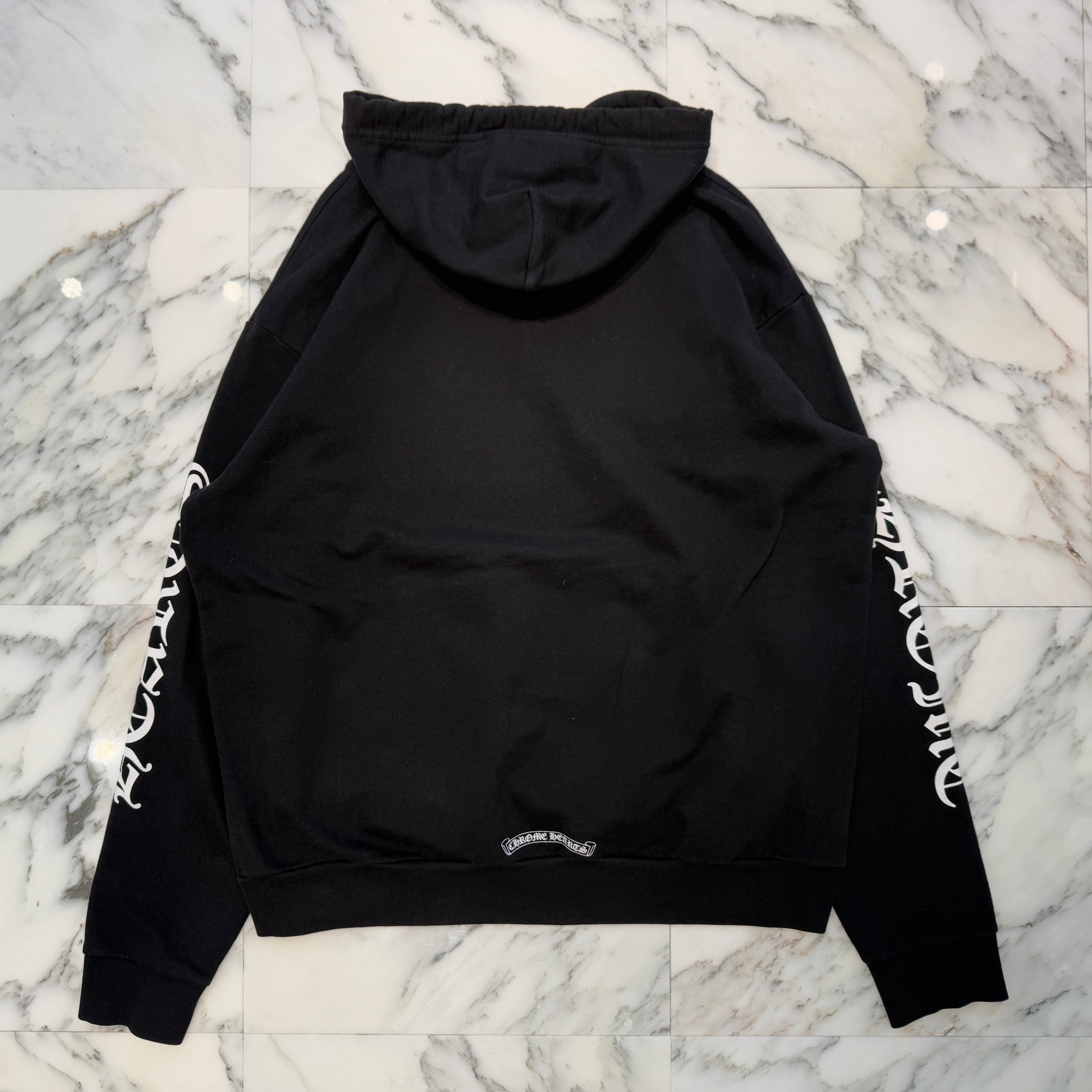 CHROME HEARTS Vertical Arm Logo Zip Up Hoodie Size L クロムハーツ