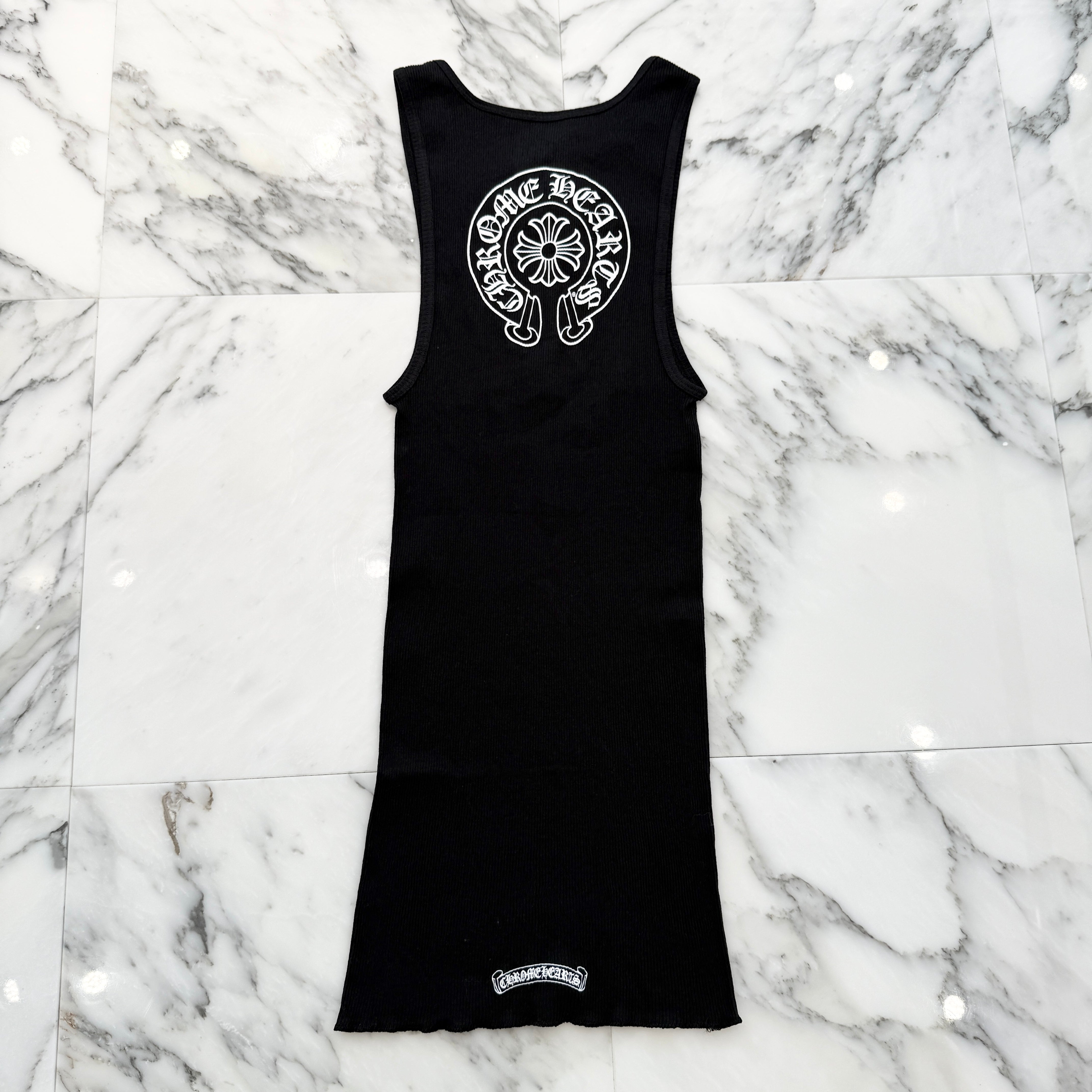 CHROME HEARTS Back Horseshoe Print Tank Top Size M クロムハーツ バックホースシュープリント タンクトップ サイズM