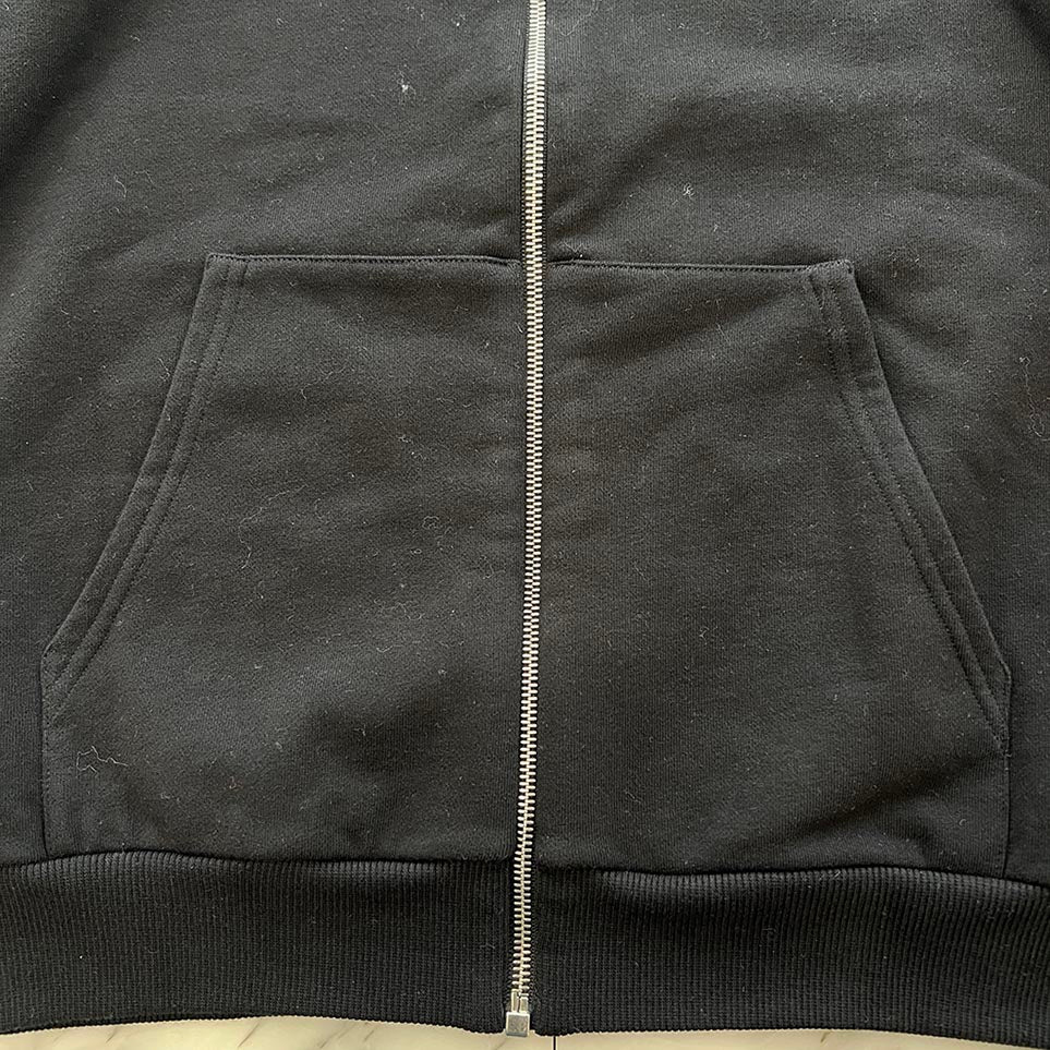 CELINE 2021SS Hooded Logo Zip Up Cotton Hoodie 2Y497052H Size XL セリーヌ フーデッドロゴ ジップアップ フーディ サイズXL