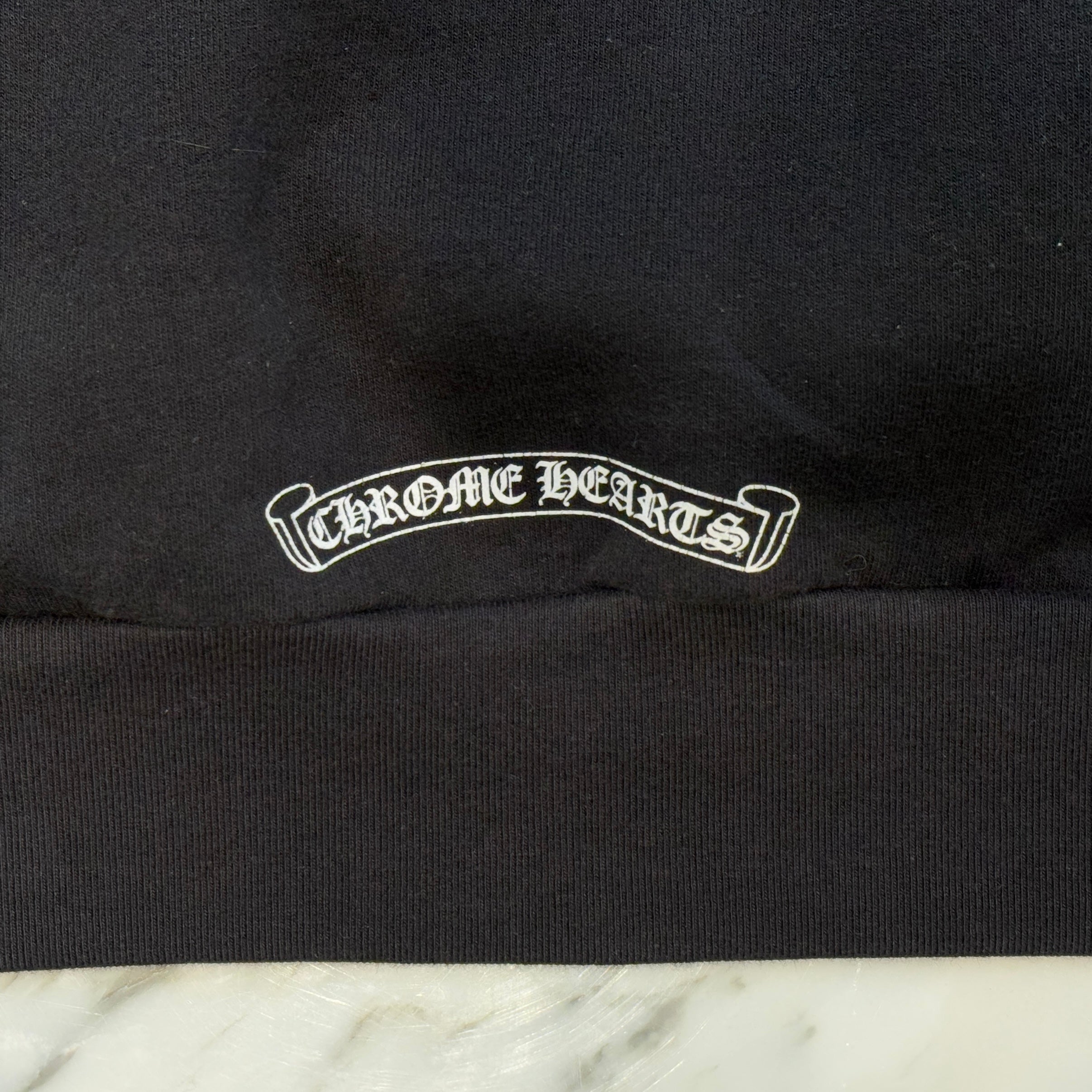 CHROME HEARTS Vertical Arm Logo Pullover Hoodie Size XXL クロムハーツ ヴァーティカルアームロゴ プルオーバーフーディーサイズXXL