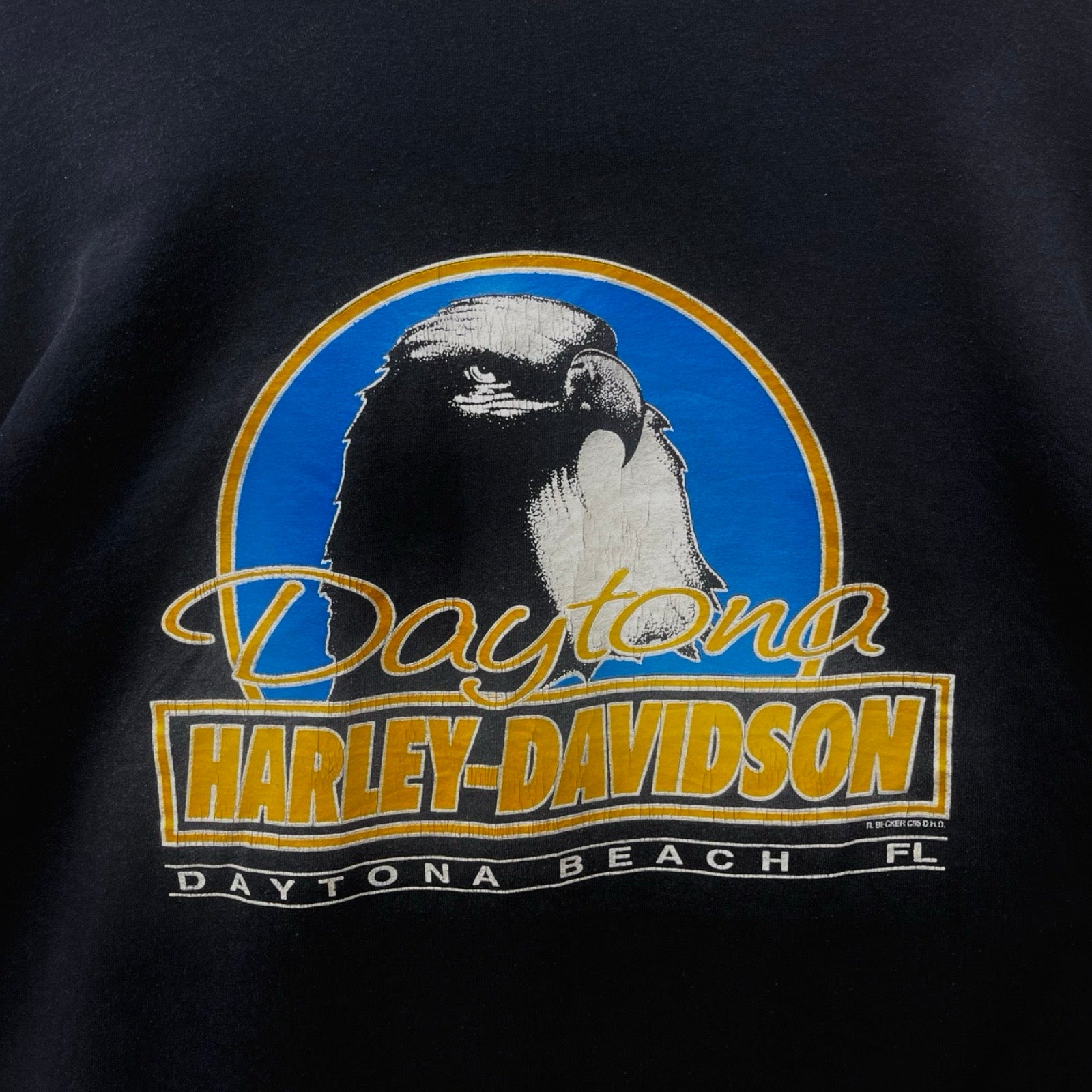 Vintage 90's Harley-Davidson Daytona International Speedway 1995 S/S Tee Size XL