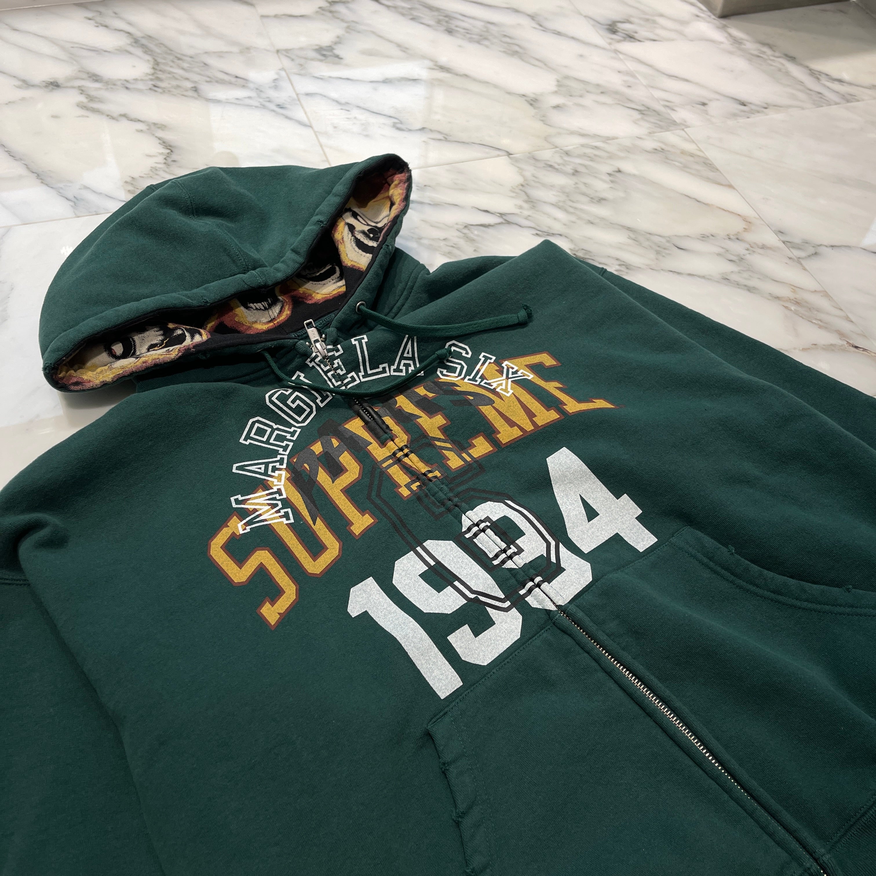 Supreme × MM6 Maison Margiela 2024SS Zip Up Hoodie Size S