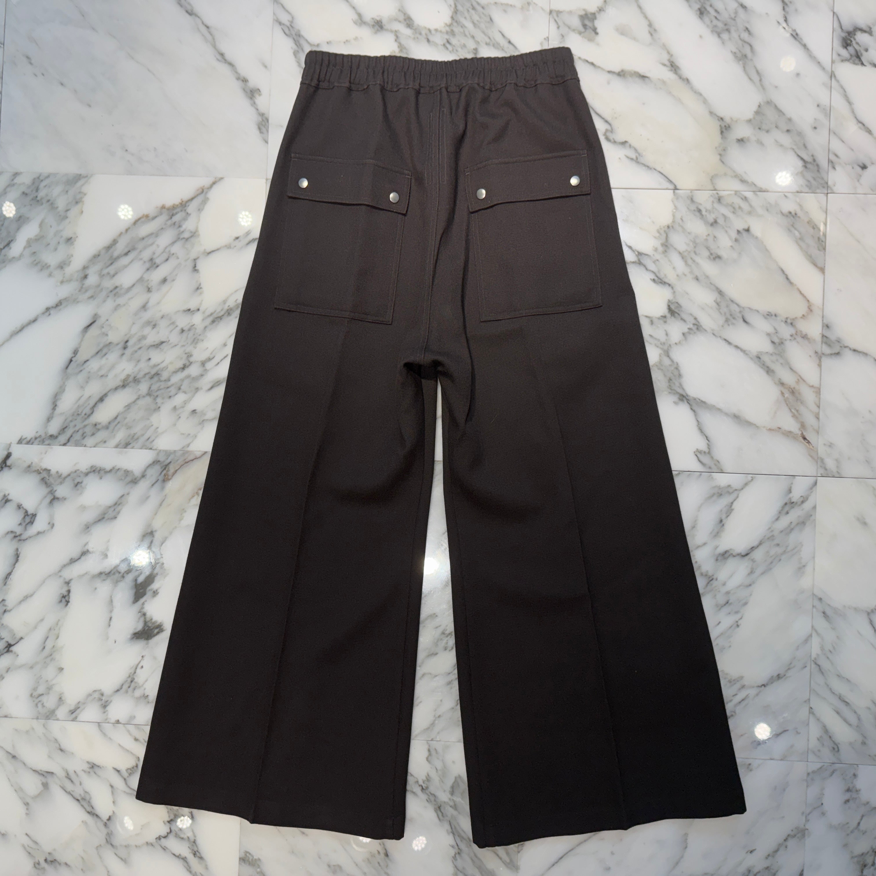 Rick Owens 2024AW Brushed Heavy Twill Wide Bela Pants RU02D6366-WA Size 40 リックオウエンス ブラッシュド ヘビー ツイル ワイドベラ パンツ