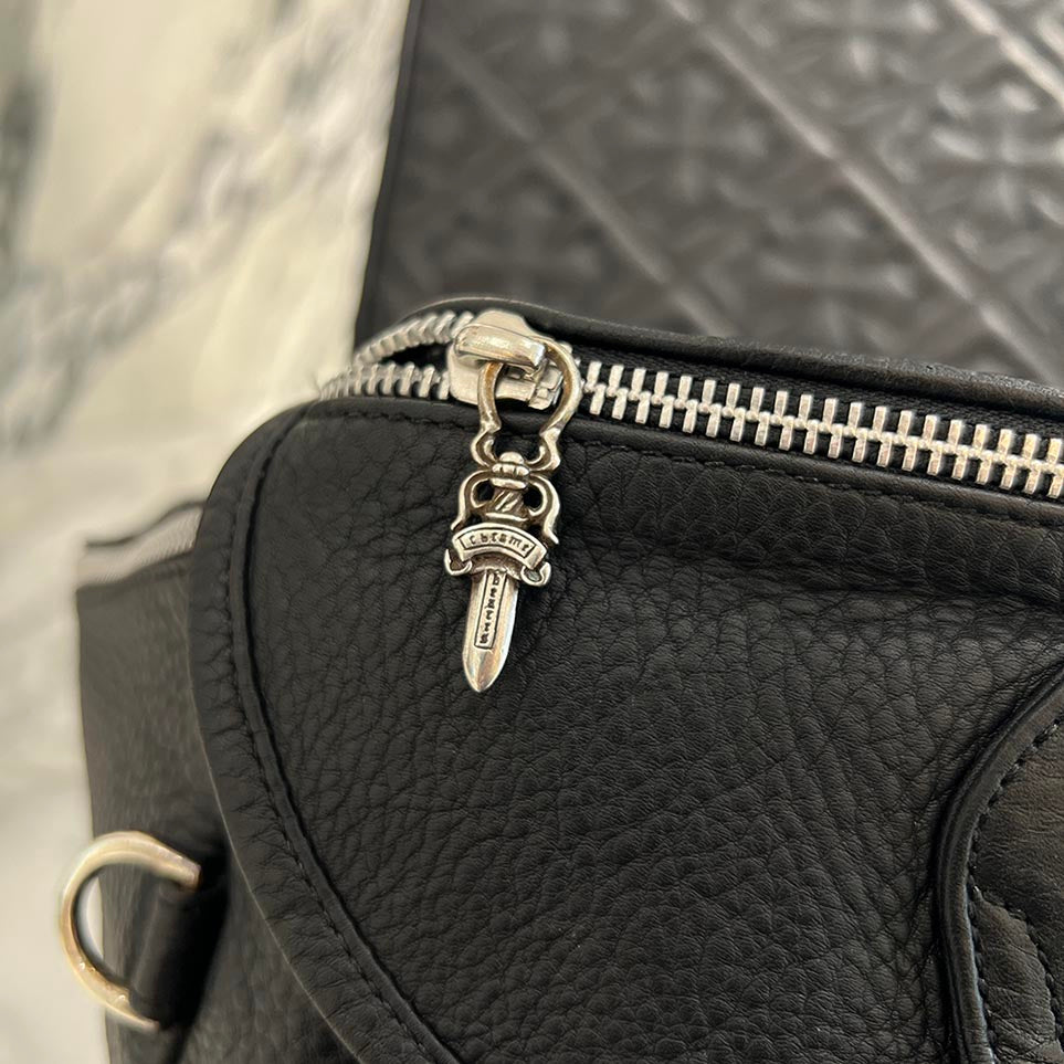 CHROME HEARTS 1 SNAT PACK LEATHER WAIST BAG クロムハーツ 1スナットパック レザー ウェストバッグ