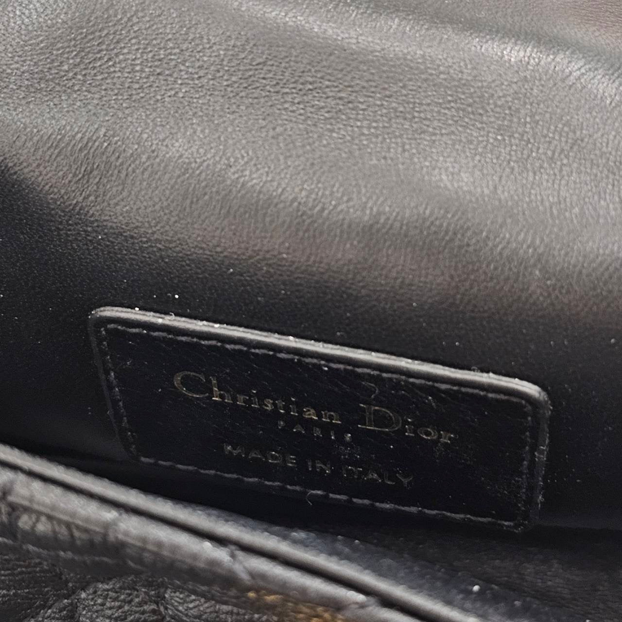 DIOR Christian Dior DIOR CARO Cannage Calfskin Small Bag M9241UWHC_M900 ディオール クリスチャンディオール ディオールカロ カナージュ カーフスキン スモールバッグ