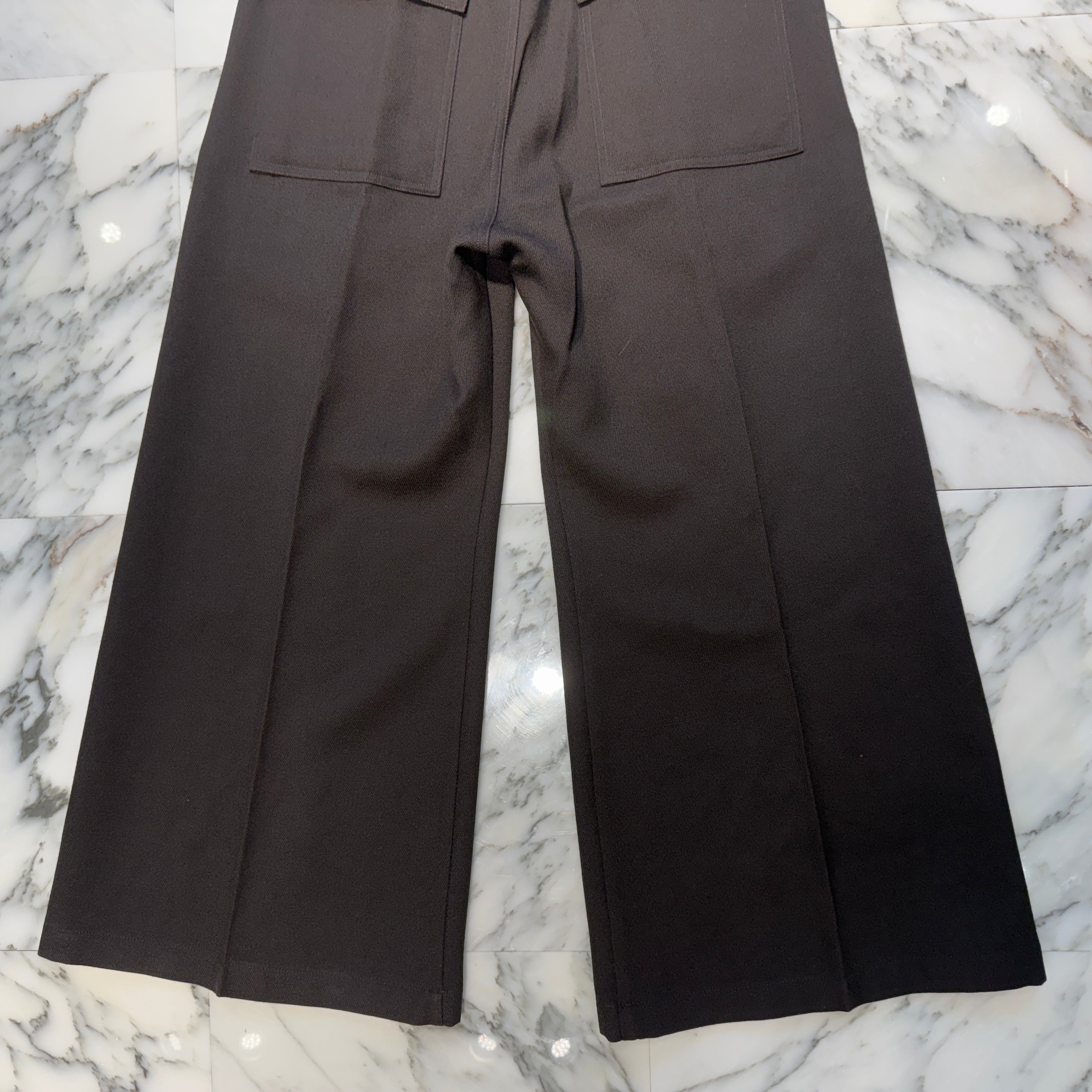 Rick Owens 2024AW Brushed Heavy Twill Wide Bela Pants RU02D6366-WA Size 40 リックオウエンス ブラッシュド ヘビー ツイル ワイドベラ パンツ